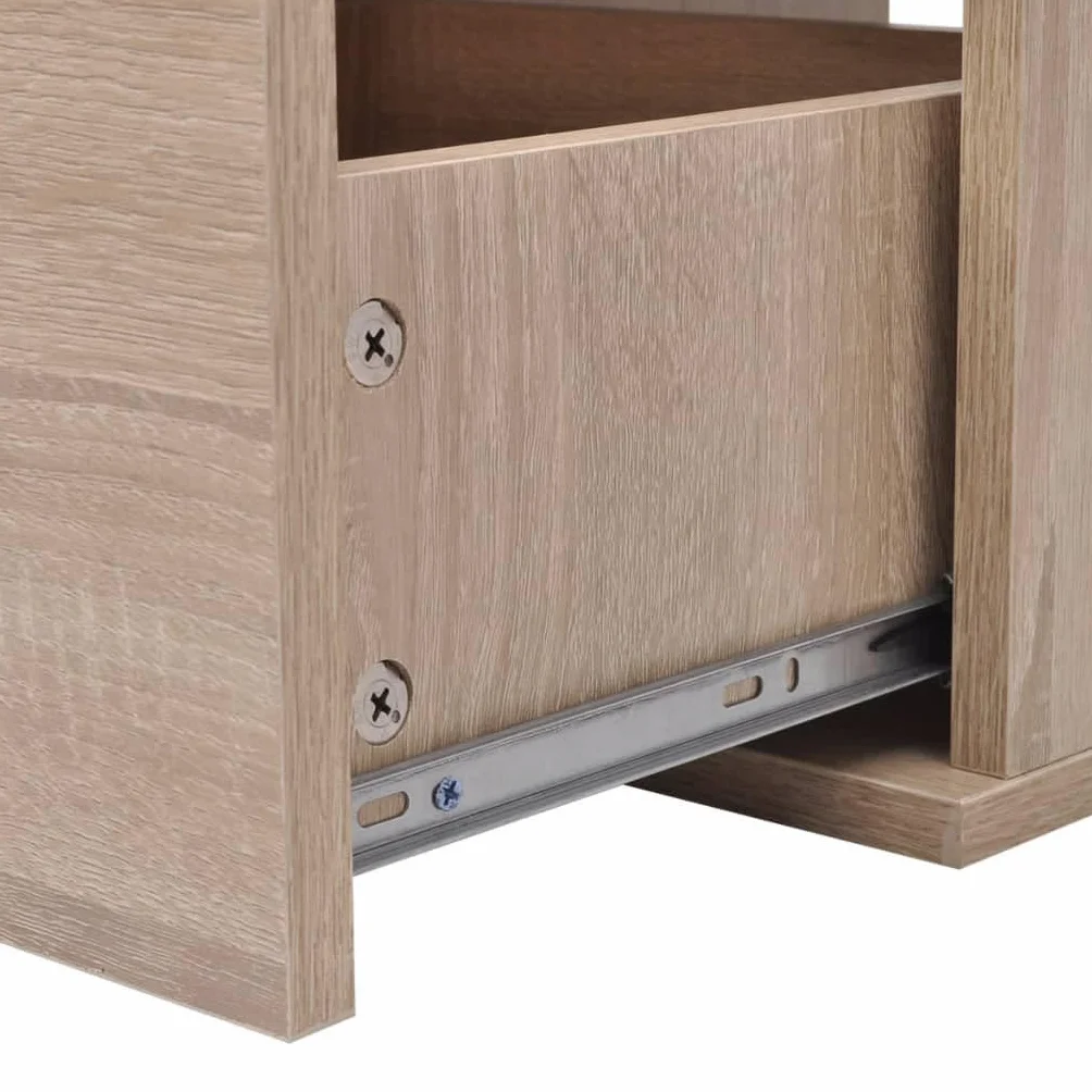 vidaXL Set Muebles Baño Lavabo Grifo Incluido Pack 11 Piezas Beige