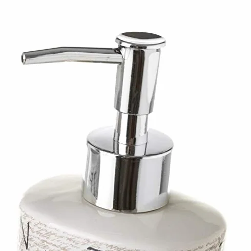 Cerámica Zen Dispensador y Portacepillos Azules Orientales para Cuarto de Baño