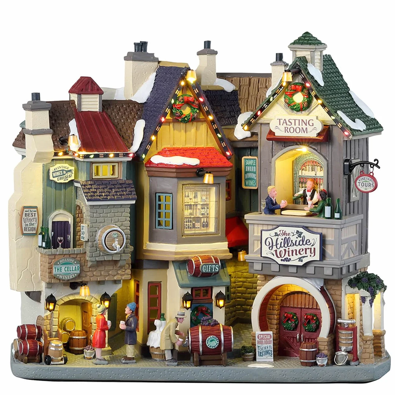 Lemax-35027 Navidad Caddington Village Facade: The Hillside Winery, Multicolor (35027)