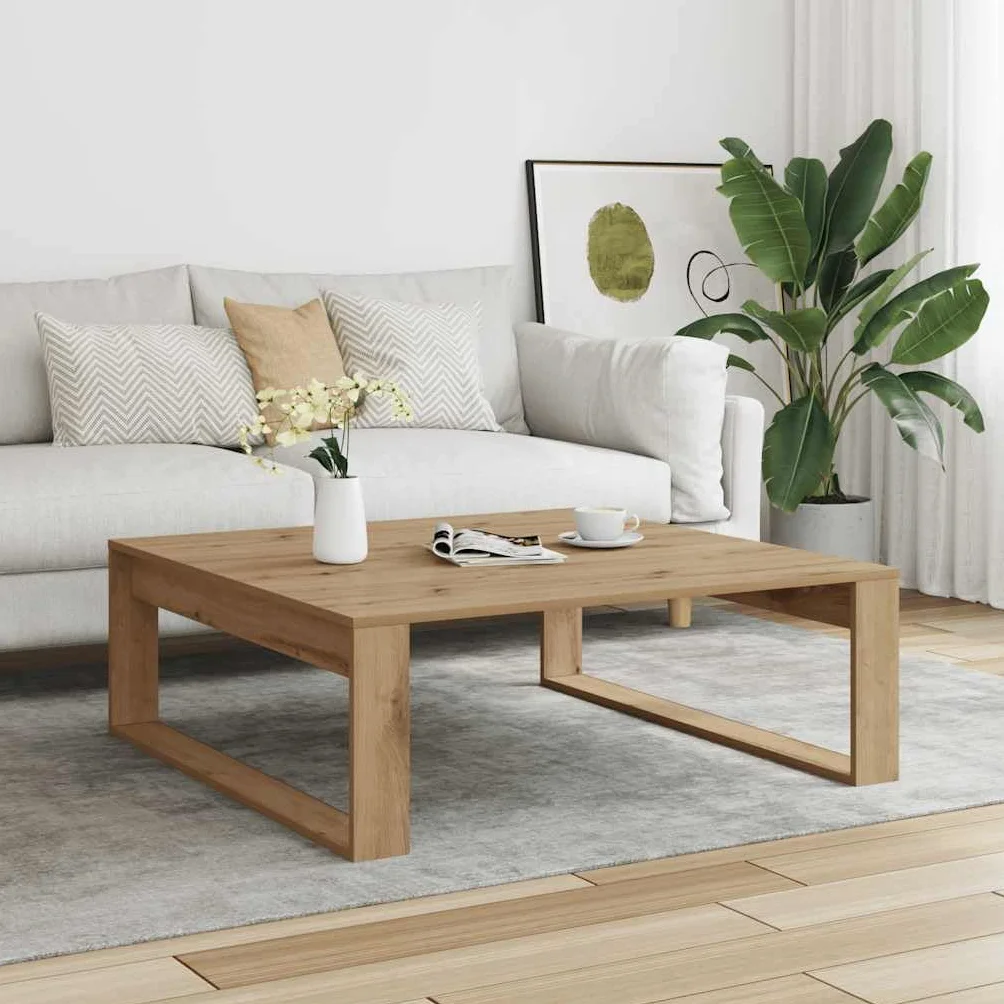 Mesa auxiliar blanca 50 x 50 x 35 cm de material de madera con tablero robusto para bebidas y aperitivos, fácil de limpiar, práctica mesa auxiliar de madera 50 x 50 x 35 cm, color blanco