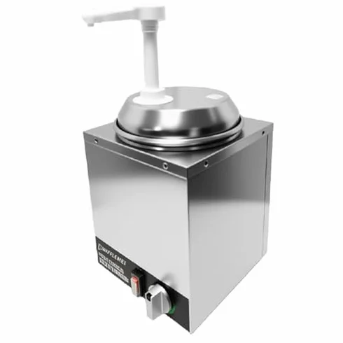 Nacho - Dispensador de queso con bomba, calentador de salsa de queso Nacho comercial, temperatura ajustable, ideal para bufé, cocina, cafetería o fiestas en casa, capacidad de 7 litros
