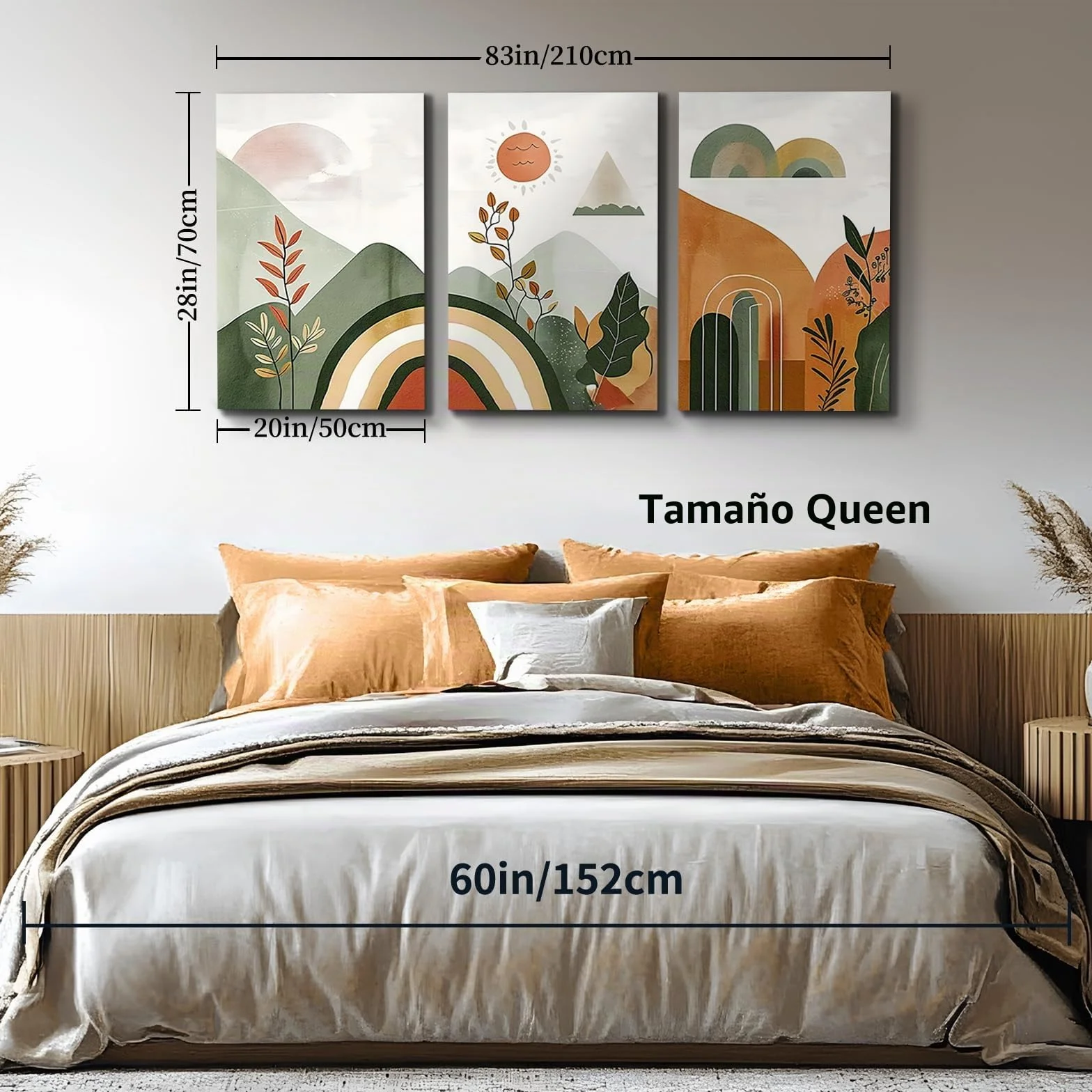 MHARTK66 Artística Spain Cuadros Decoracion Salon Moderno 50x70 cm | impresión hd detallada, fácil de colgar, instalación rápida, utilizable en distintos ambientes, una buena opción de regalo