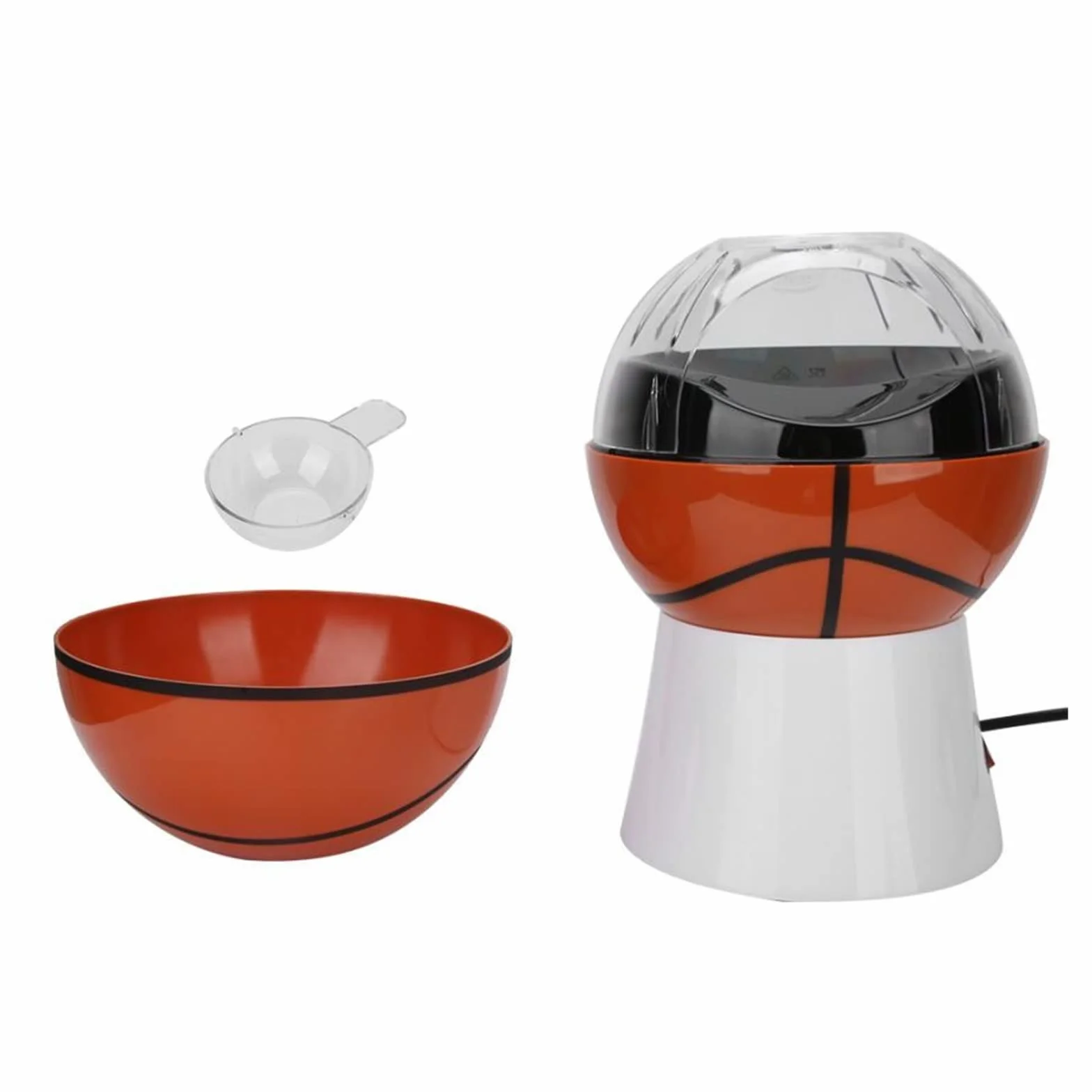 Máquina de palomitas de maíz Máquina para hacer palomitas de maíz de aire caliente 1200 W Forma linda Mini máquina eléctrica de maíz para hacer palomitas de maíz (color: solo pistola de