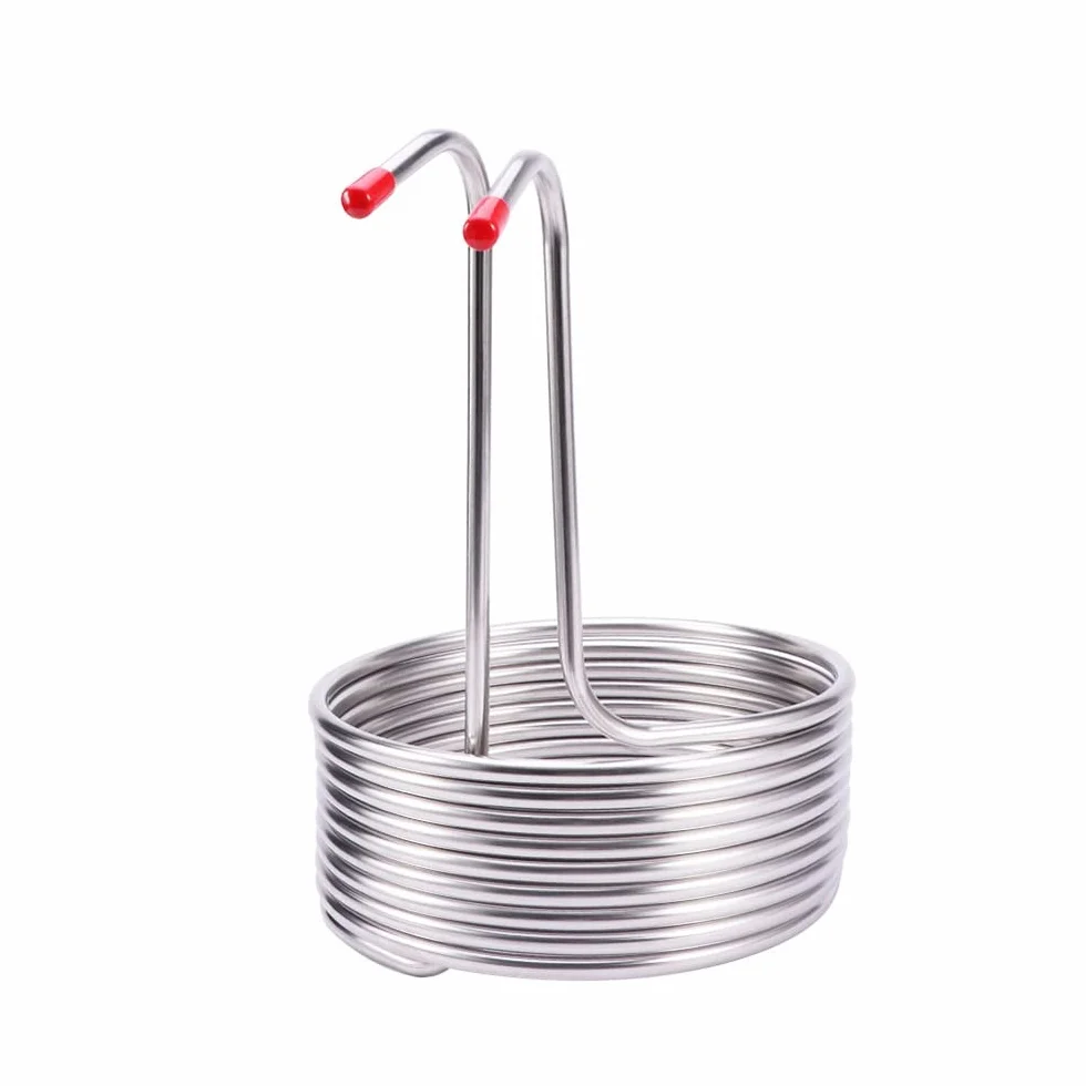 Tubo Enfriador En Espiral, 1 Unidad De 35 Cm, For Máquina De Elaboración De Vino, Enfriador De Mosto De Barra, Espiral For Elaboración Casera, Suministros De Cocina, Serpentín De Enfriamiento De Cerve