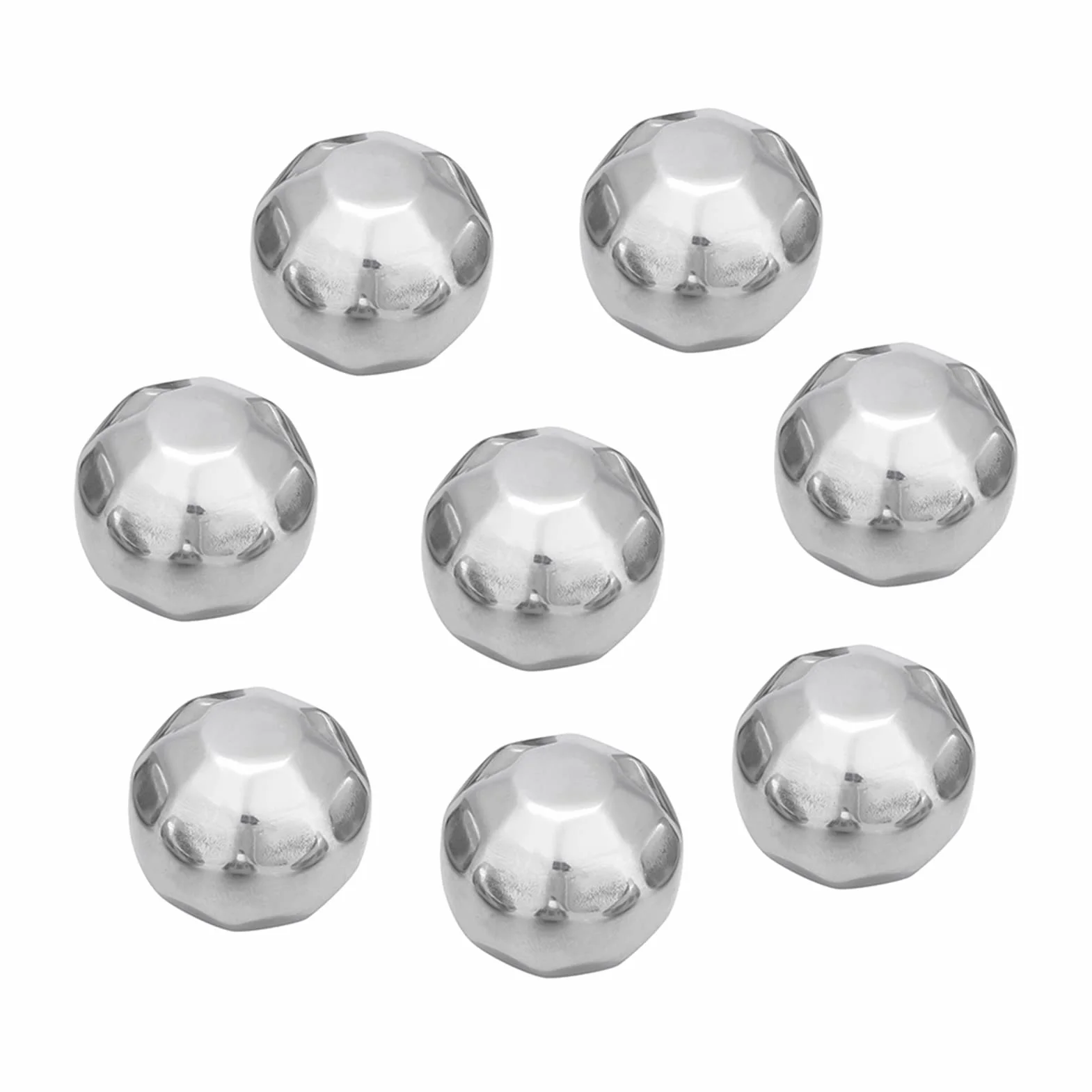 Rocas para Whisky de Acero Inoxidable, Esferas de Hielo Enfriadoras con Pinza