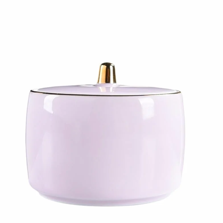 Tarro de cerámica de almacenamiento de alimentos Lata de té de cerámica de estilo chino, lata de té de cerámica con tapa, tarro de caramelo fino, caja de sobremesa para joyas, caja de cosméticos, tar