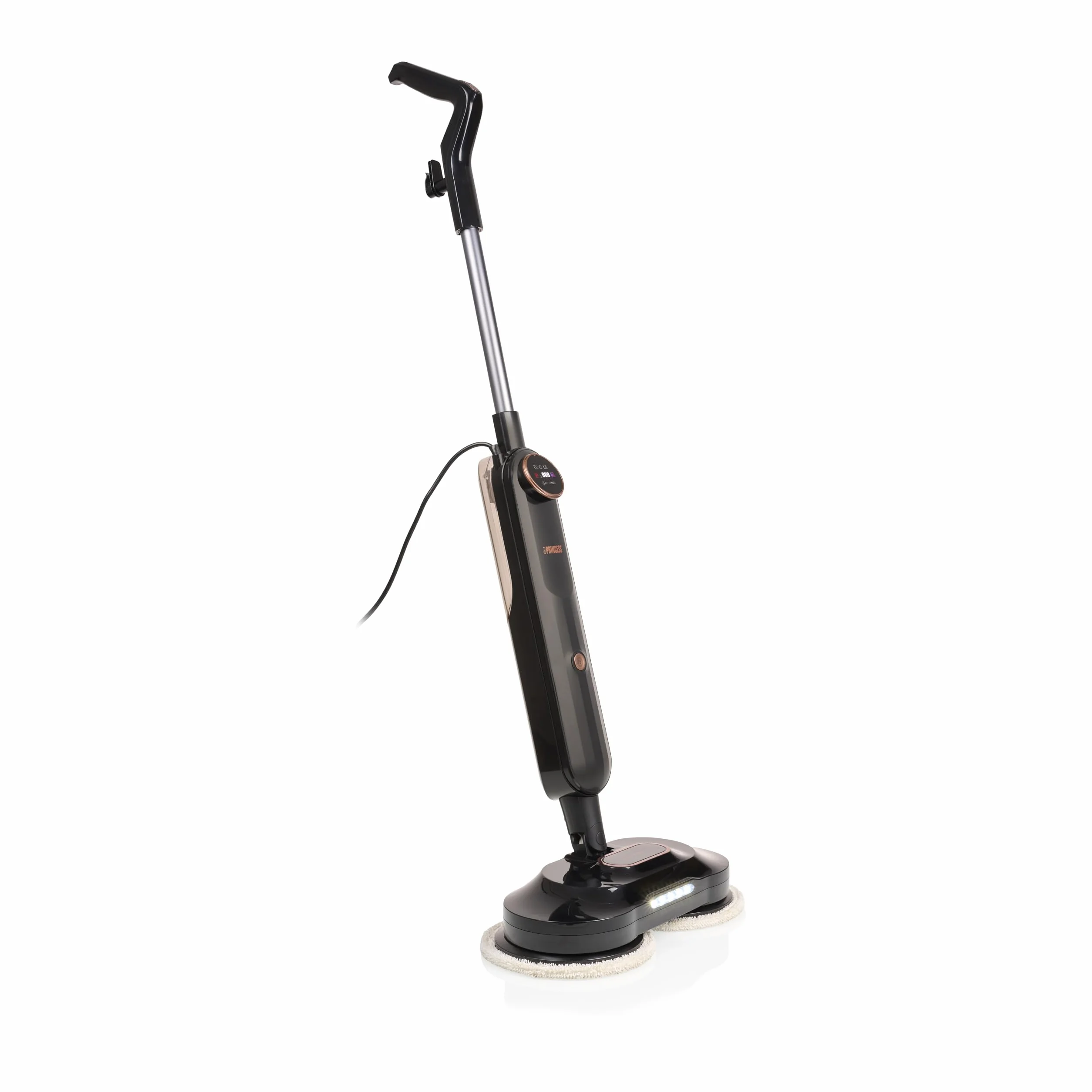 Princess SteamMotion Plus Limpiador a Vapor para Suelos Duros, 30 g/min de Vapor Continuo, 2 Niveles de Vapor, Depósito de 520 ml, Luz LED, Apagado Automático, 338000