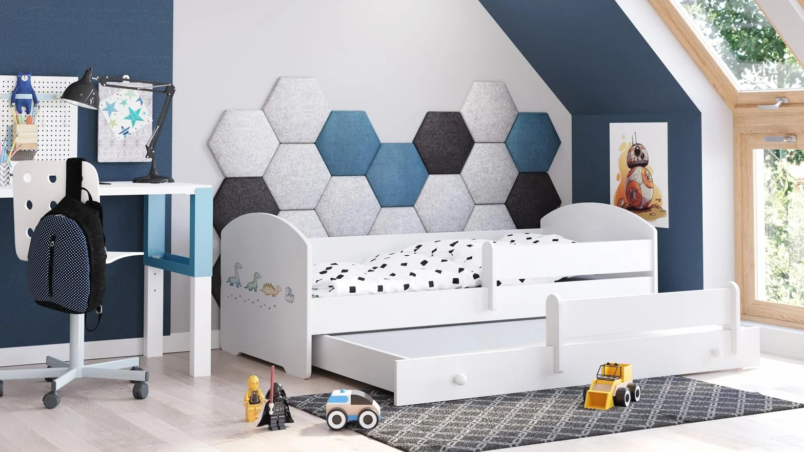 Kobi Cama Individual con Nido LUK 160x80