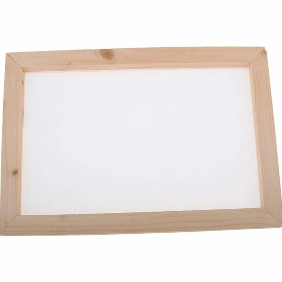 POFET Papel de Madera Método Antiguo Molde Pantalla Manualidades 20 x 30 cm