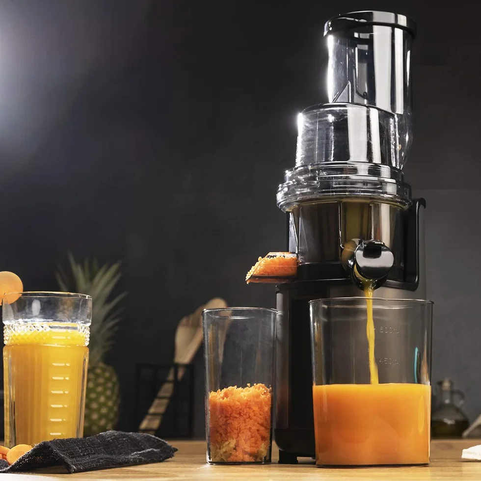 Cecotec Juice&Live 2500 EasyClean Slow Juicer, 200W, 70RPM, BPA-Free, Tritan, 3 Posiciones, Antigoteo
