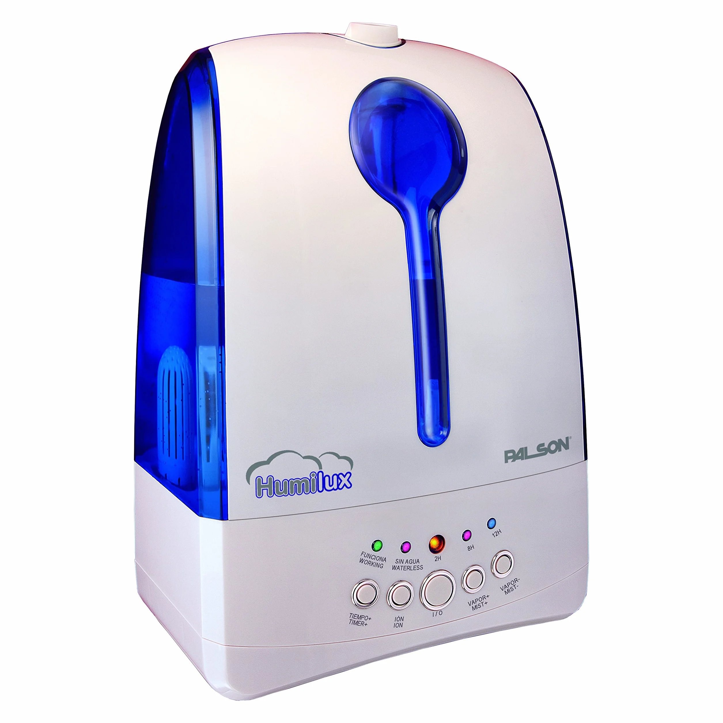 Palson Humilux - Humidificador-ionizador ultrasónico, color blanco