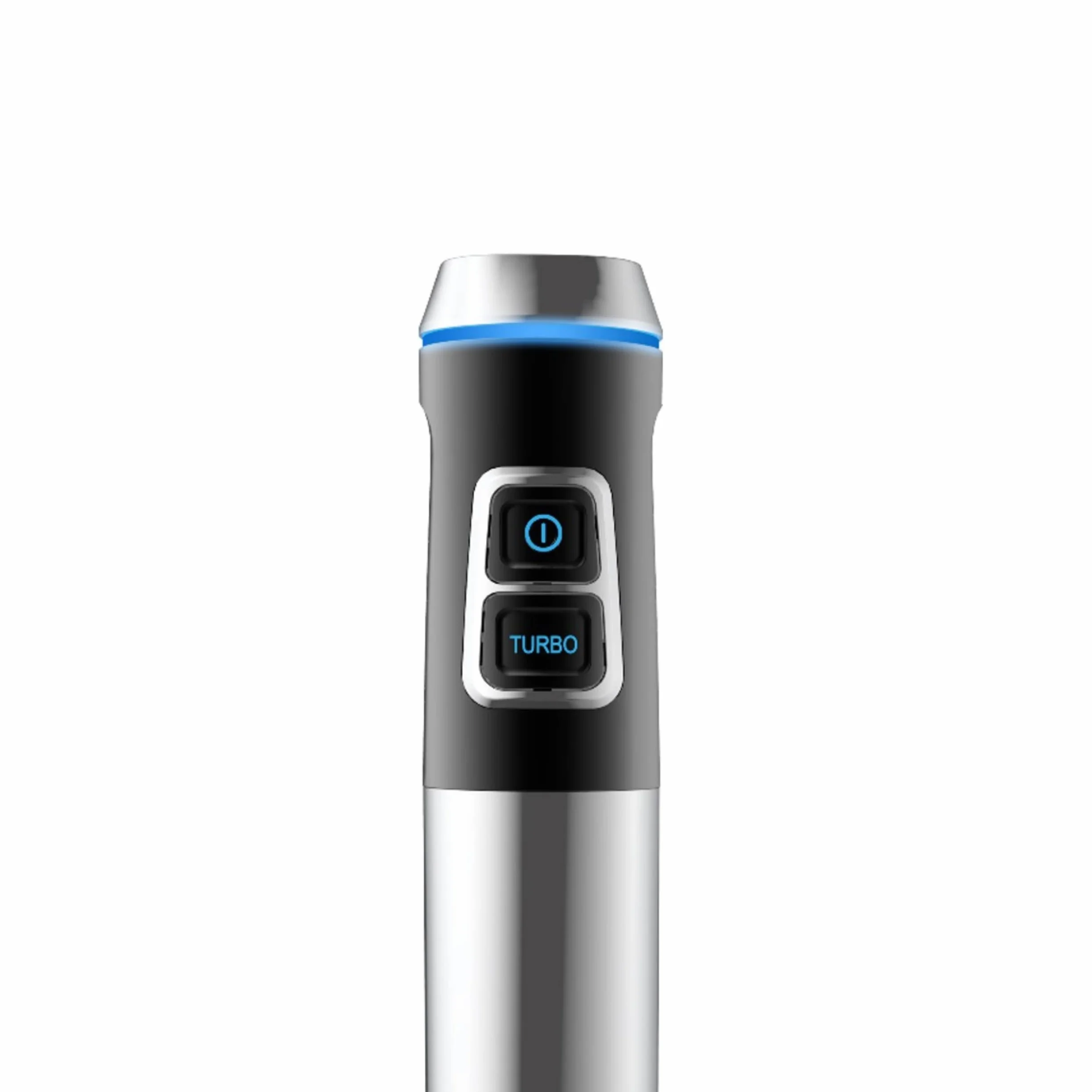 My Wave - Batidora de Mano Saona - Para Líquidos y Sólidos - Potencia de 1500W - Pie XXL de 22 cm - Control de Velocidad y Luz LED - Cuchillas de Acero Inoxidable Aptas para Lavavajillas