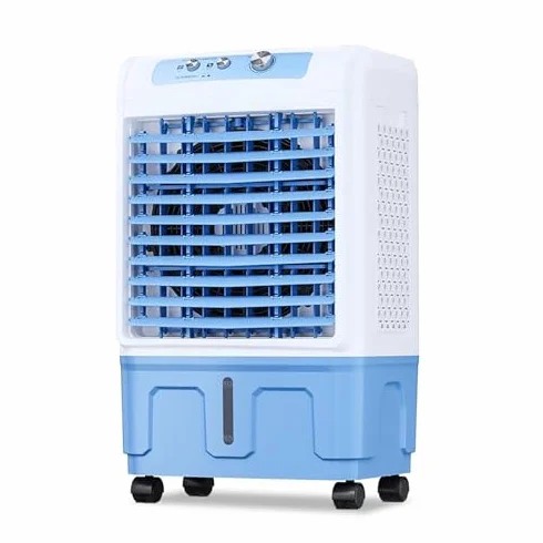 Enfriador de aire portátil, oscilación de 120°, ventilador de hielo de 3 velocidades, tanque de agua de 20-40 litros, enfriador silencioso y de bajo consumo para comodidad de verano en interiores y