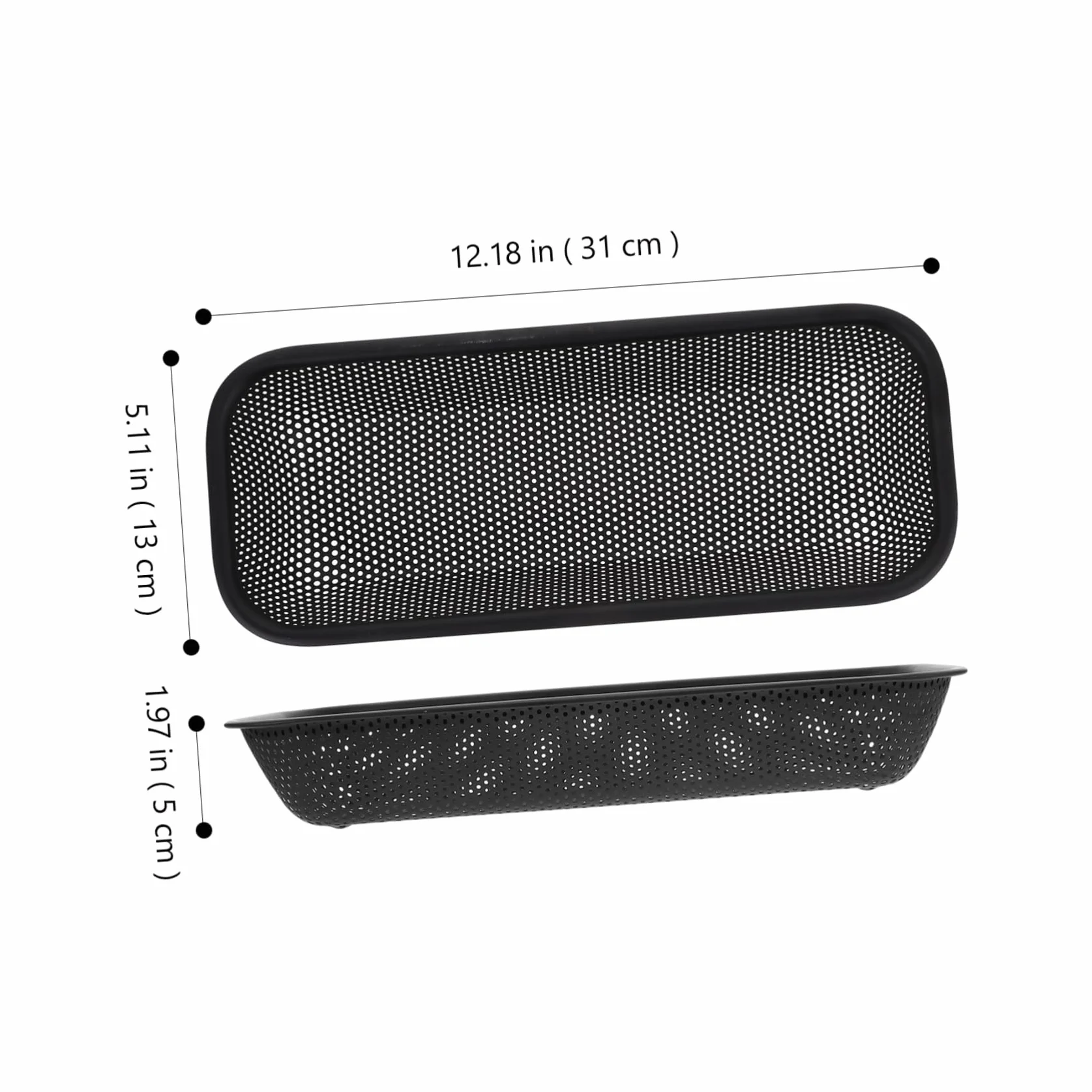ABOOFAN 5 Piezas Drene El Soporte De Palillo Soporte para Cubiertos Cesta Escurridor De Cubiertos Cestas De Utensilios Organizador De Cubiertos para Cajón El Secado Negro Acero Inoxidable