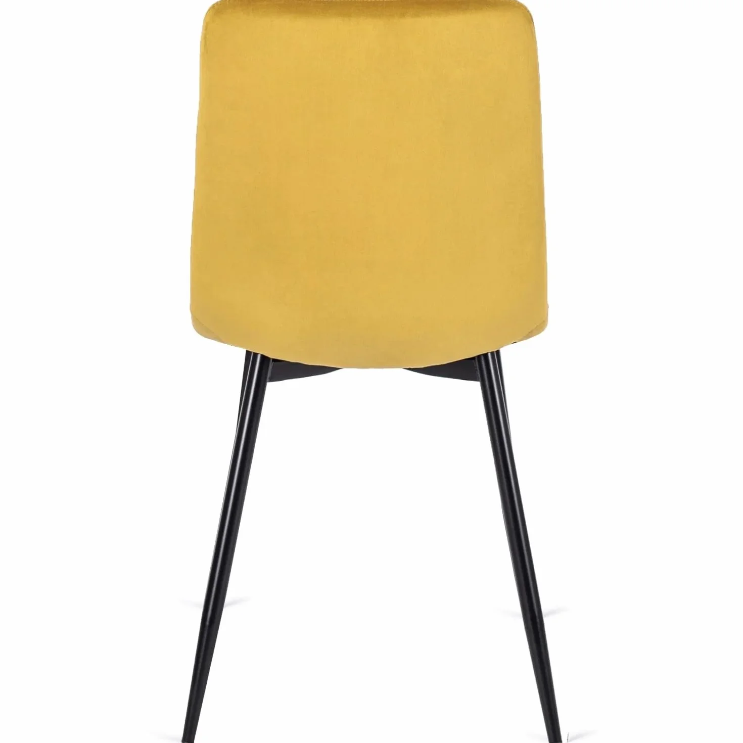 PAROS - SILLA - VELURO AMARILLO - 43 x 52 x 90,5 cm