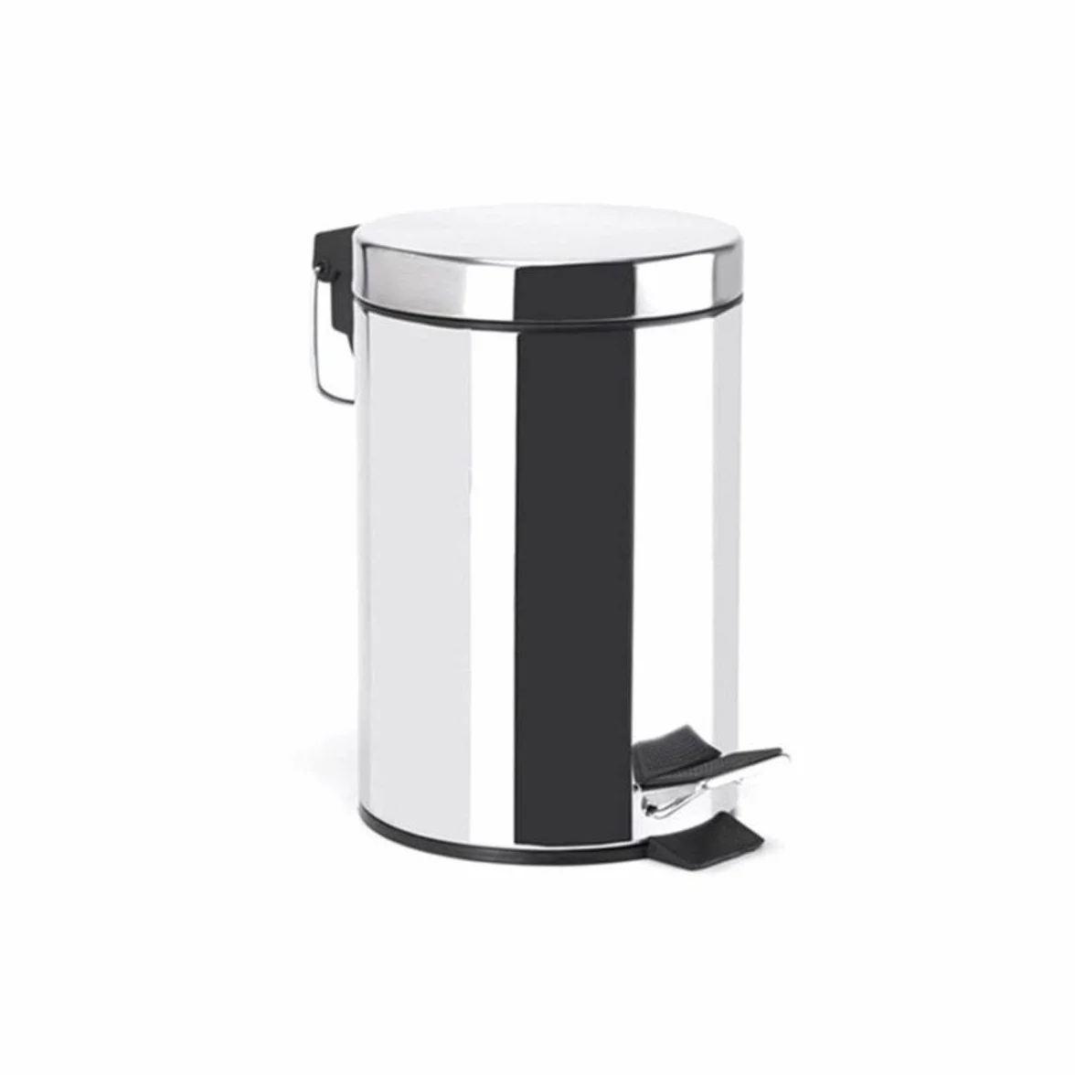 Papelera de baño acero inoxidable con pedal 5L
