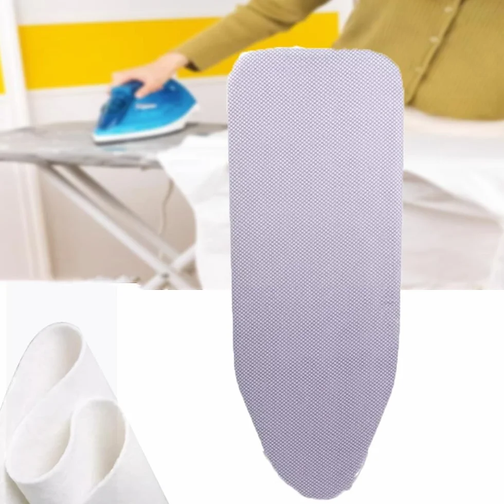 Repuesto y Almohadilla, con Funda Acolchada for Tabla de Planchar de 30 x 91 cm, Funda Ajustable for Tabla de Planchar ,Fundas para Tablas de Planchar(Grey Grid)