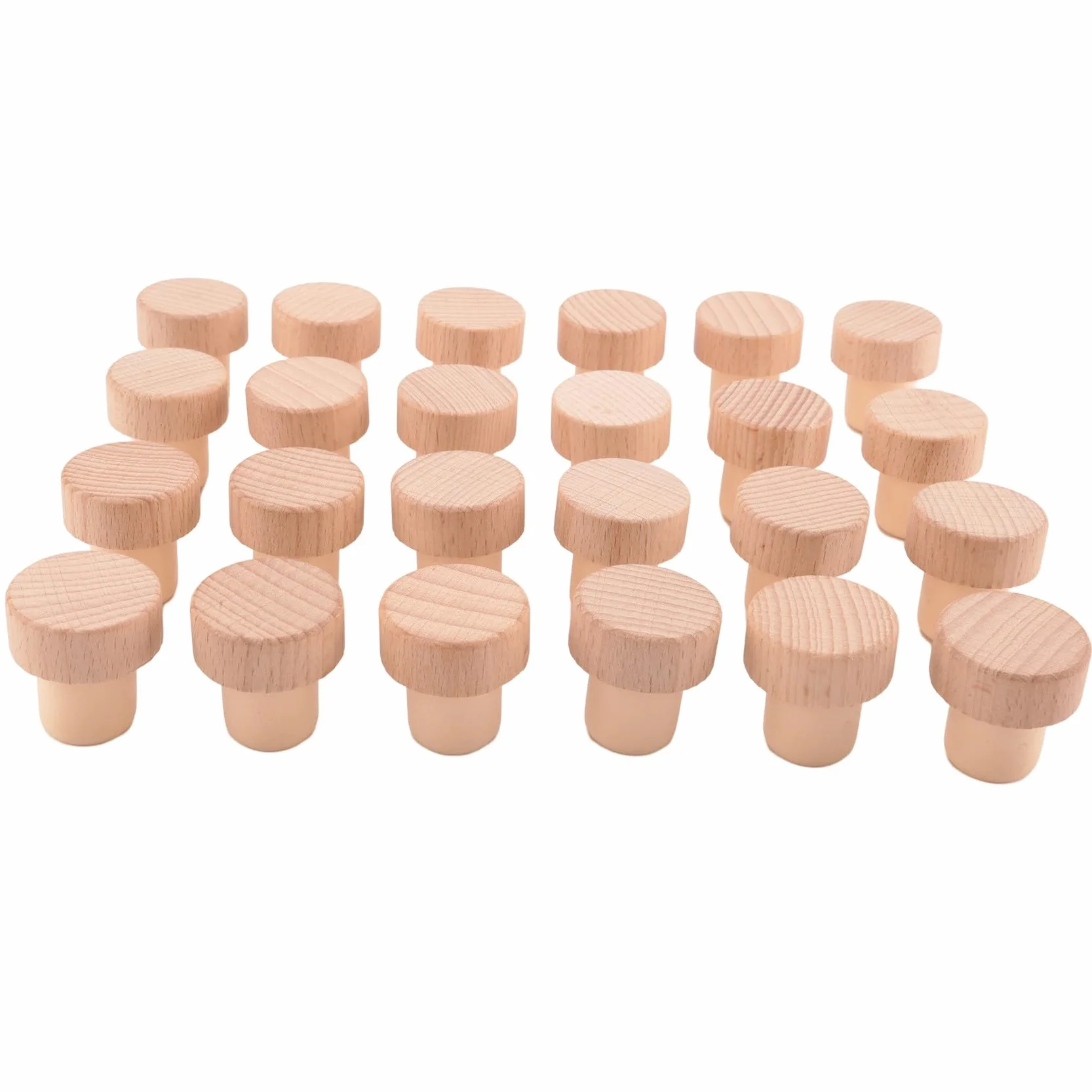Tapones de Corcho En Forma de T para de Vino, Tapones de Corcho para Vino, Tapón de Vino, Tapones de Vino Reutilizables, Tapón de Vino de Madera Y Goma