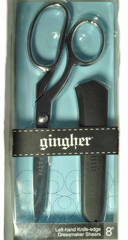 Gingher - Tijeras de costurero (zurdo, 20,3 cm)
