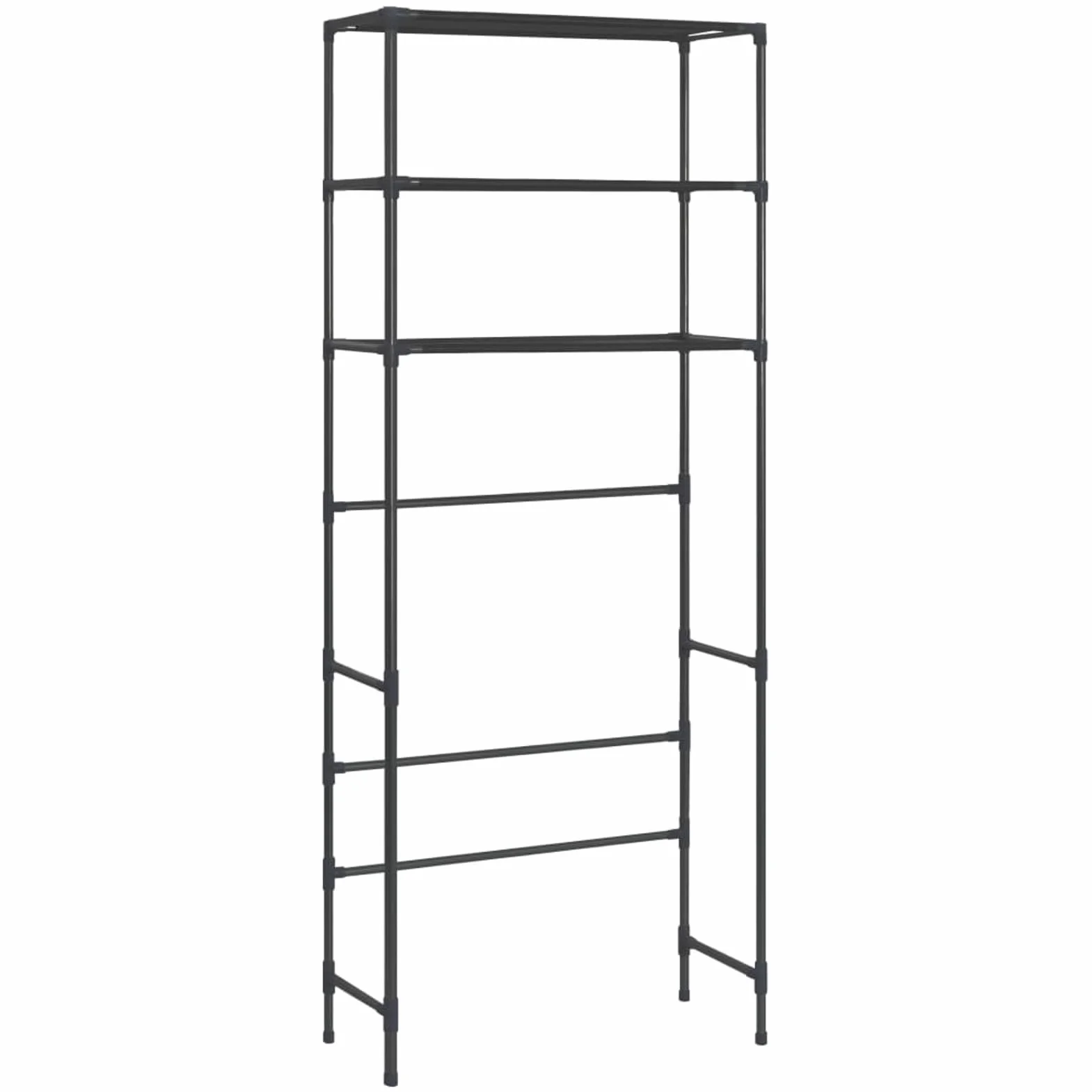 Gecheer Estante de Acero Inoxidable 3 Niveles para Lavadora - Organizador de Baño con Máxima Estabilidad y Capacidad de 5 kg