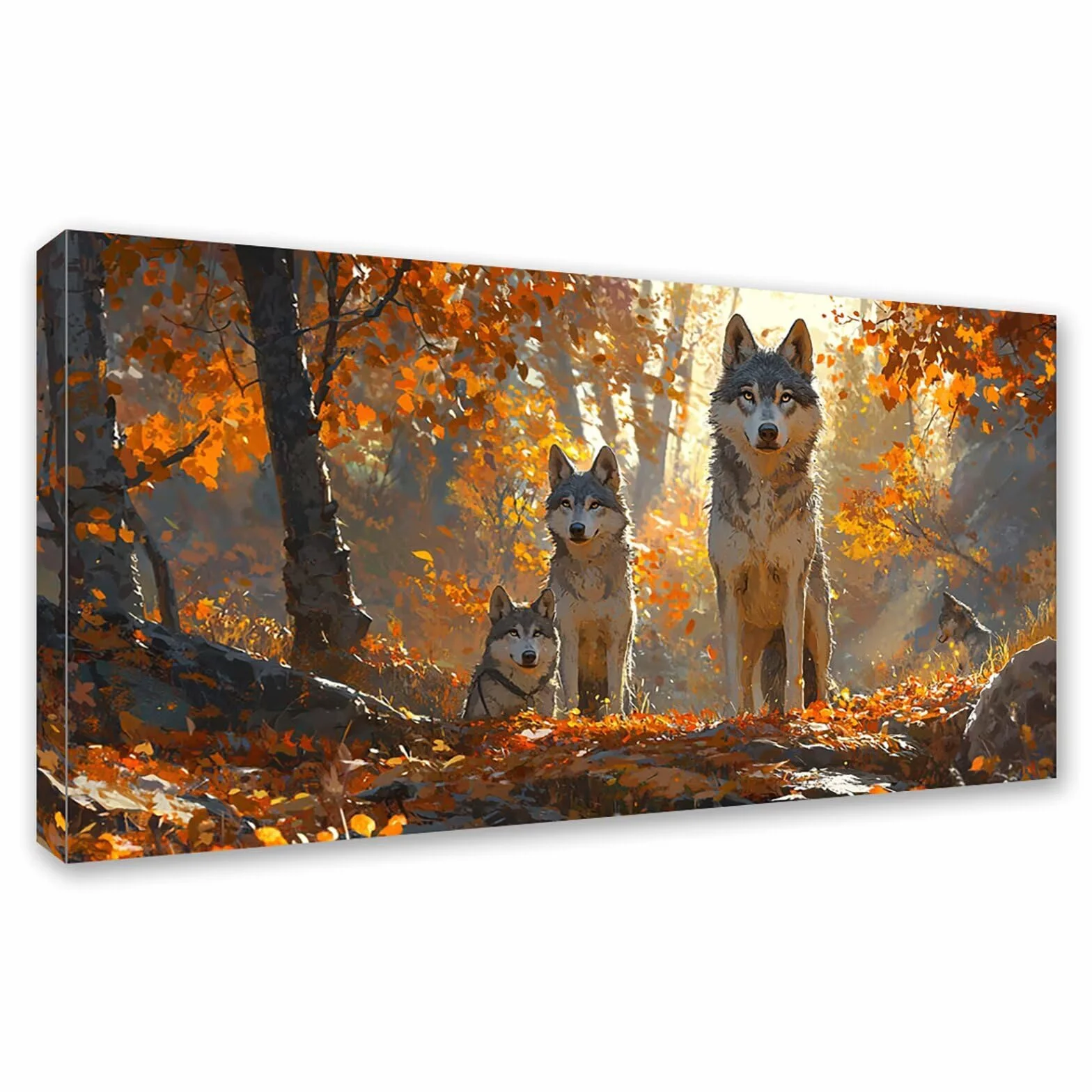 Diamond Painting Grande 120x60cm Lobo Diamond Painting Adultos, DIY Animal Pintura de Diamante Manualidades Adultos, 5D Cuadrado Rhinestone Bordado Punto de Cruz para Home Decoration Regalo 0J-745