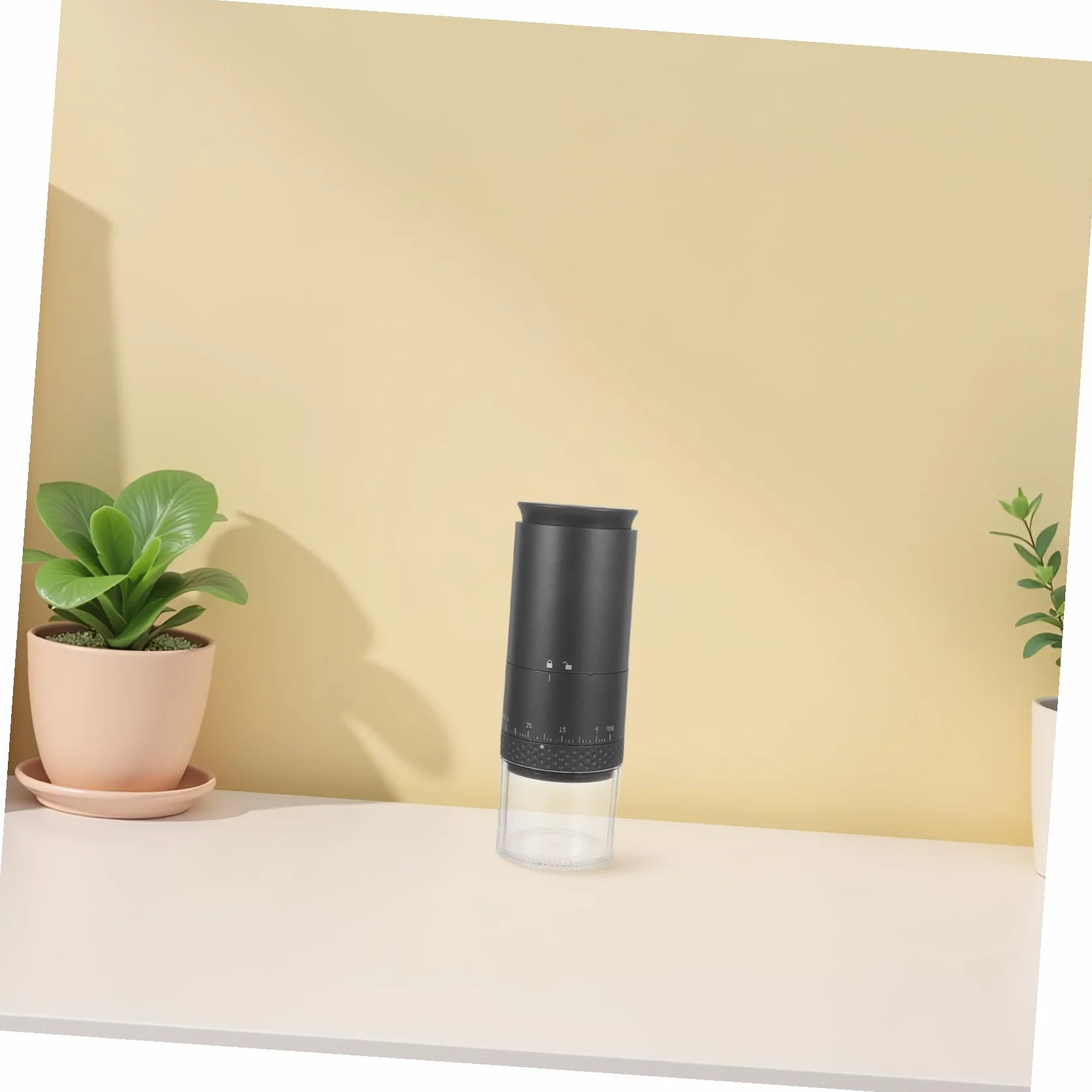 TOPBATHY Molino Eléctrico Compacto para Café y Especias con Tecnología de Molienda Precisa, Capacidad de 25g y Diseño Portátil para Apartamentos Pequeños