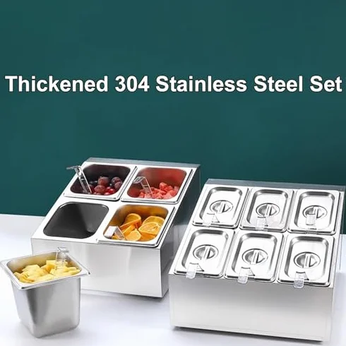 Dispensador de condimentos con tarro y tapas para salsa de condimentos, organizador de estación de cobertura de alimentos, soporte para especias de encimera, solución de almacenamiento de cocina