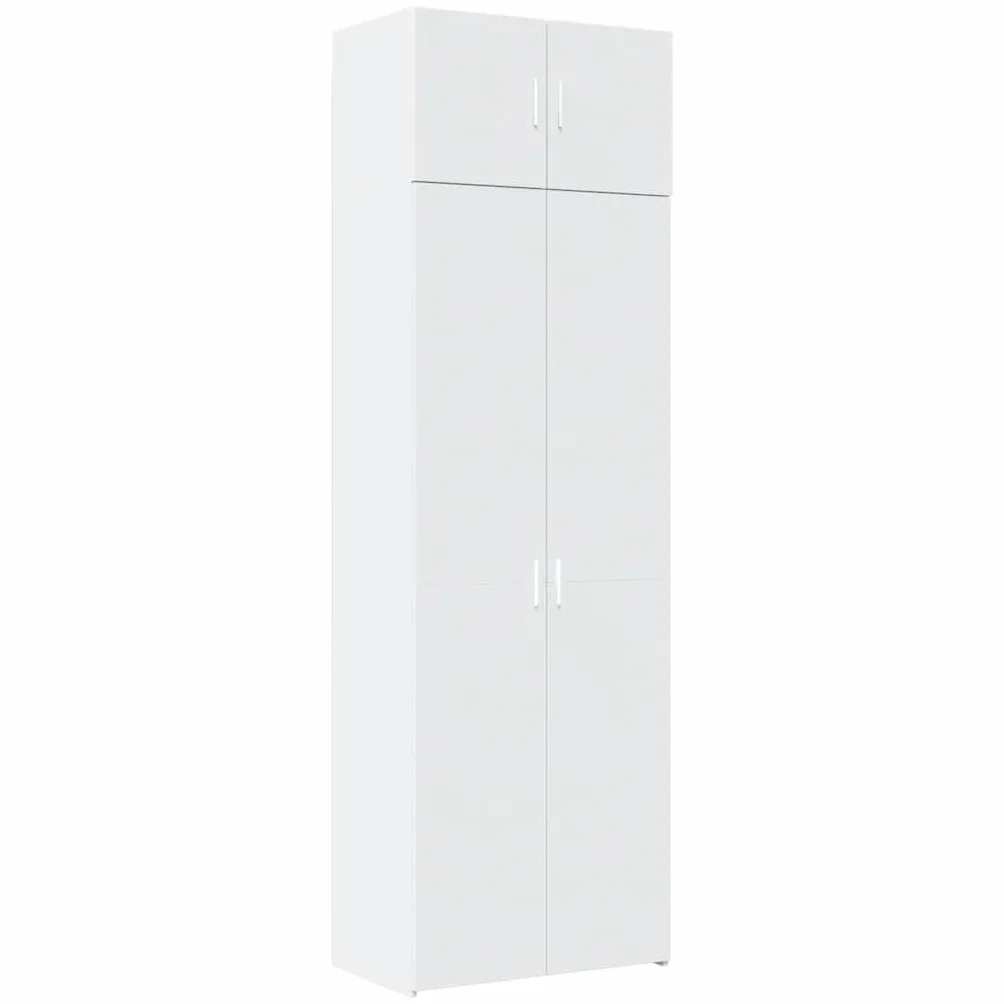 vidaXL Armario de Madera de ingeniería Blanco 70x42,5x225 cm