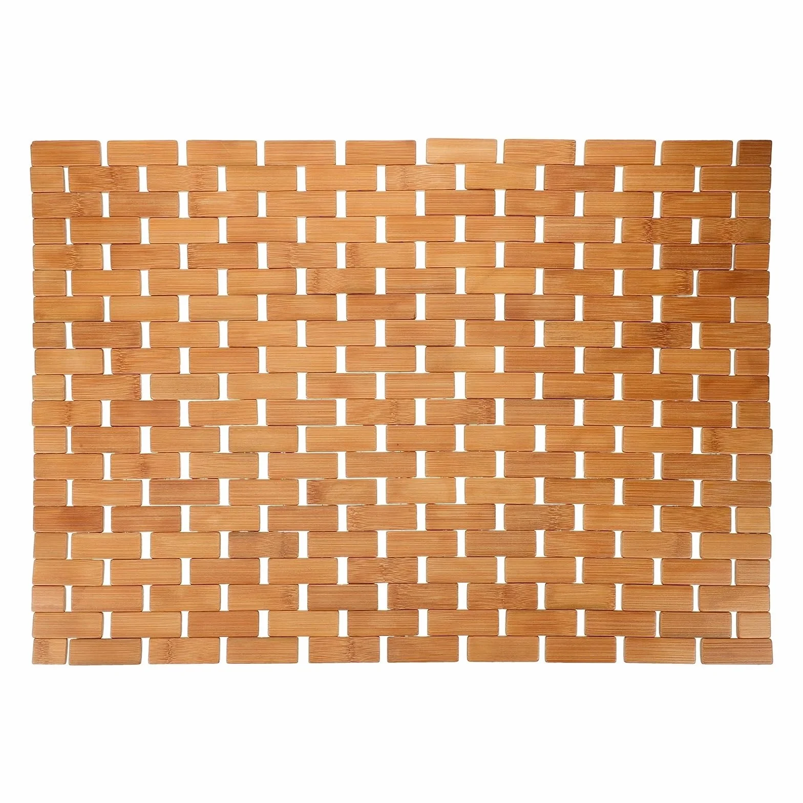 Alfombrilla de baño de Madera Alfombra de baño Piso Ducha Antideslizante | Bañera Baño Antideslizante Cuadrado Habitación Minimalista Dormitorio