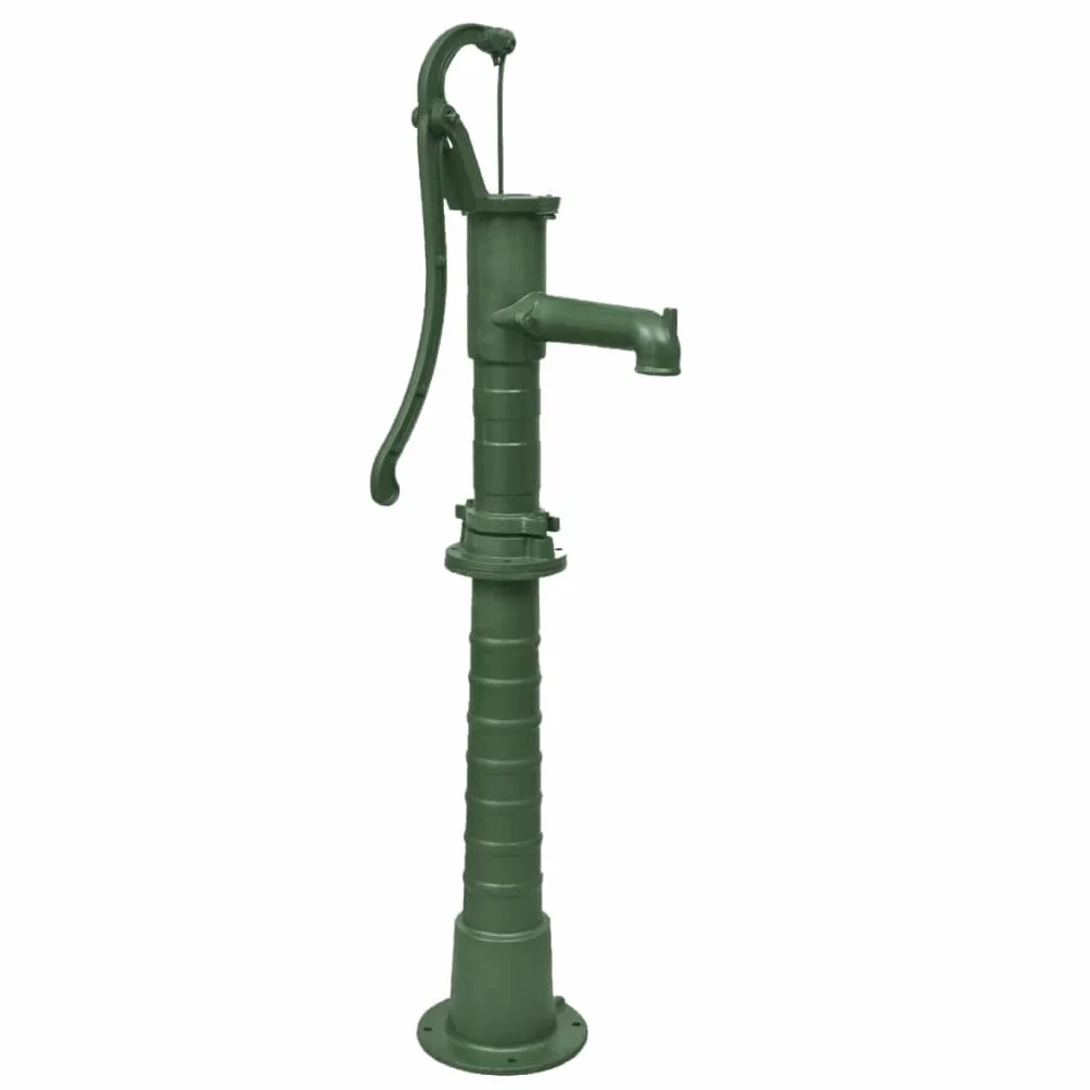 INLIFE Bomba de agua con soporte para jardín de hierro fundido, ferretería, bombas de ferretería (29,3 kg)