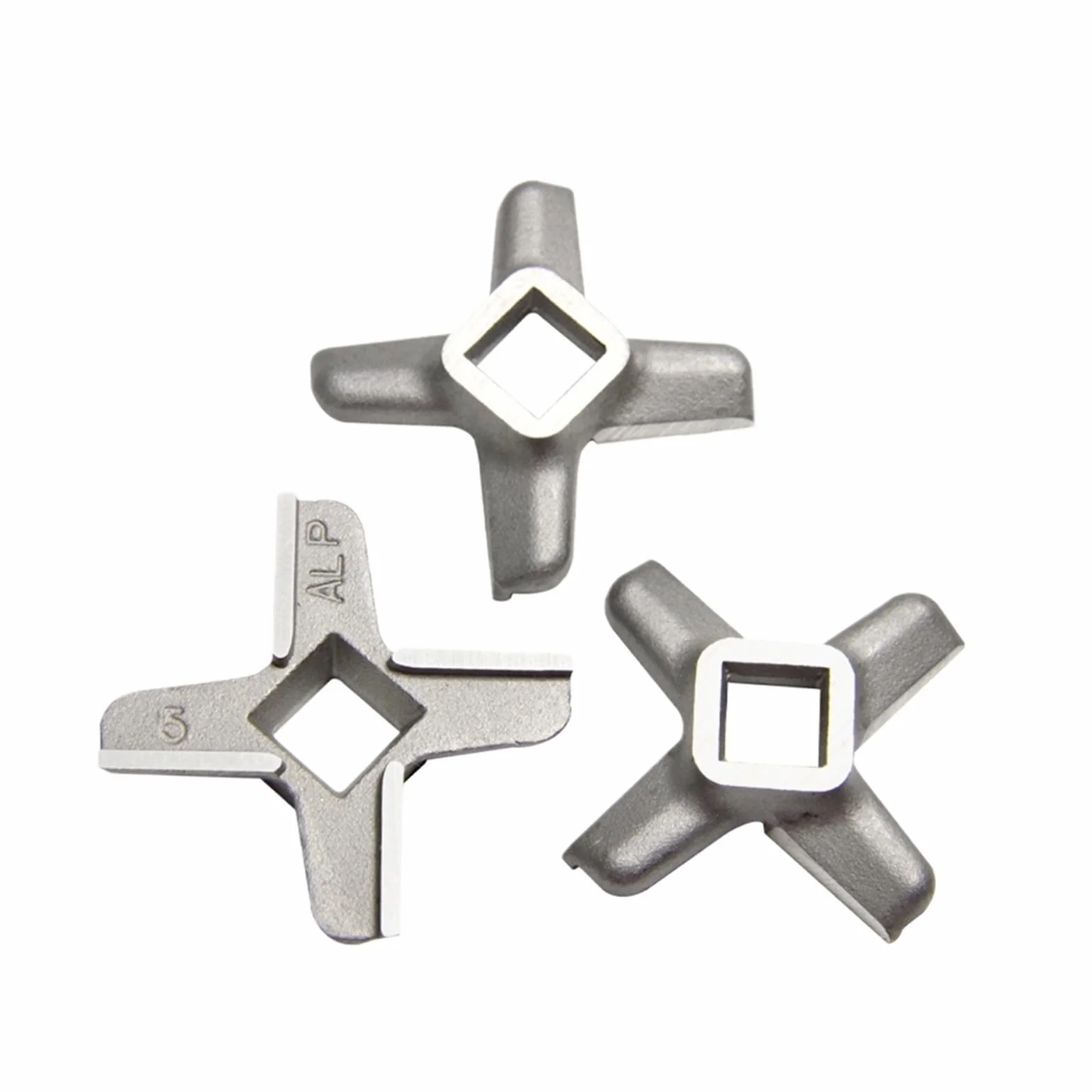 Compatible for Philips, 3 piezas #5 cuchilla for picadora de carne 620949 piezas de repuesto for cuchillo picadora HR2724 2725 7752 7755 7758 7765 7768