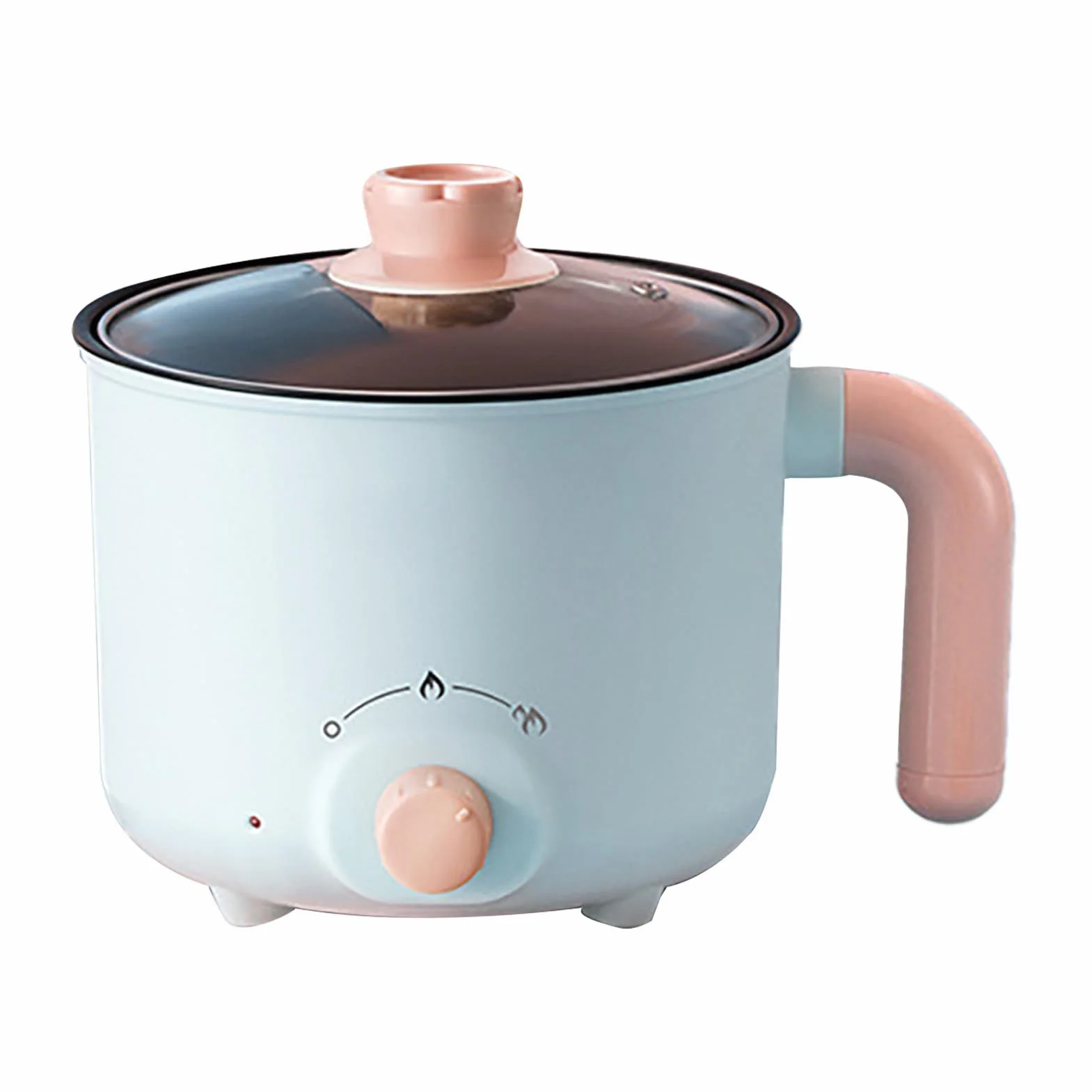 Olla Eléctrica de Calentamiento Rápido, Protección contra Cortes de Energía, Mini Olla para Fideos