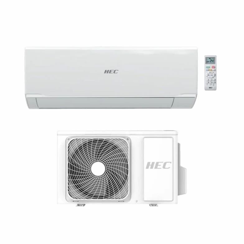 Climatizador Hec by Haier Monosplit Tide R 9000 BTU HEC25RECO-IN WiFi Inverter R32 Clase A++ | Silencioso, compacto, para habitaciones de hasta 60 m²