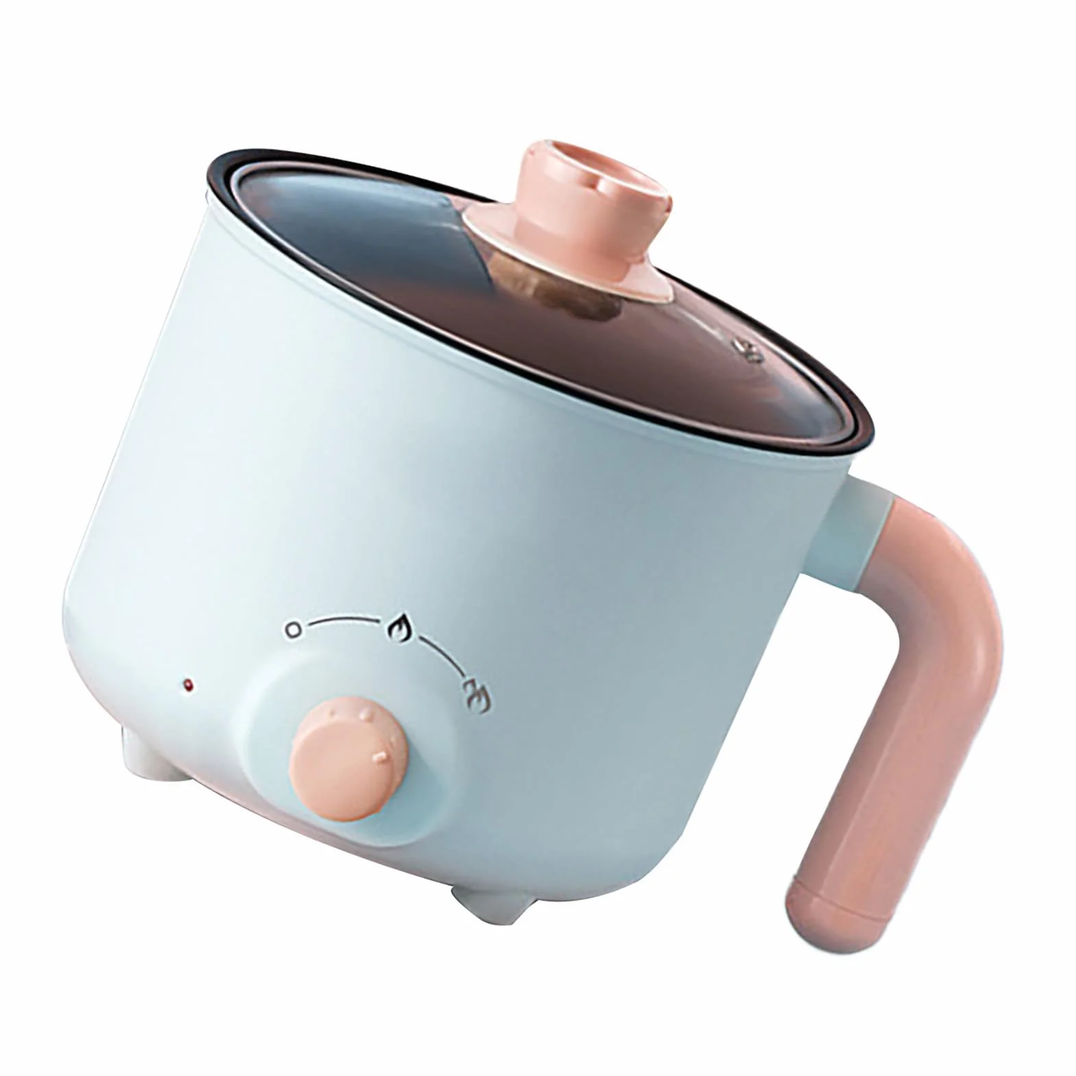 Olla Eléctrica de Calentamiento Rápido, Protección contra Cortes de Energía, Mini Olla para Fideos