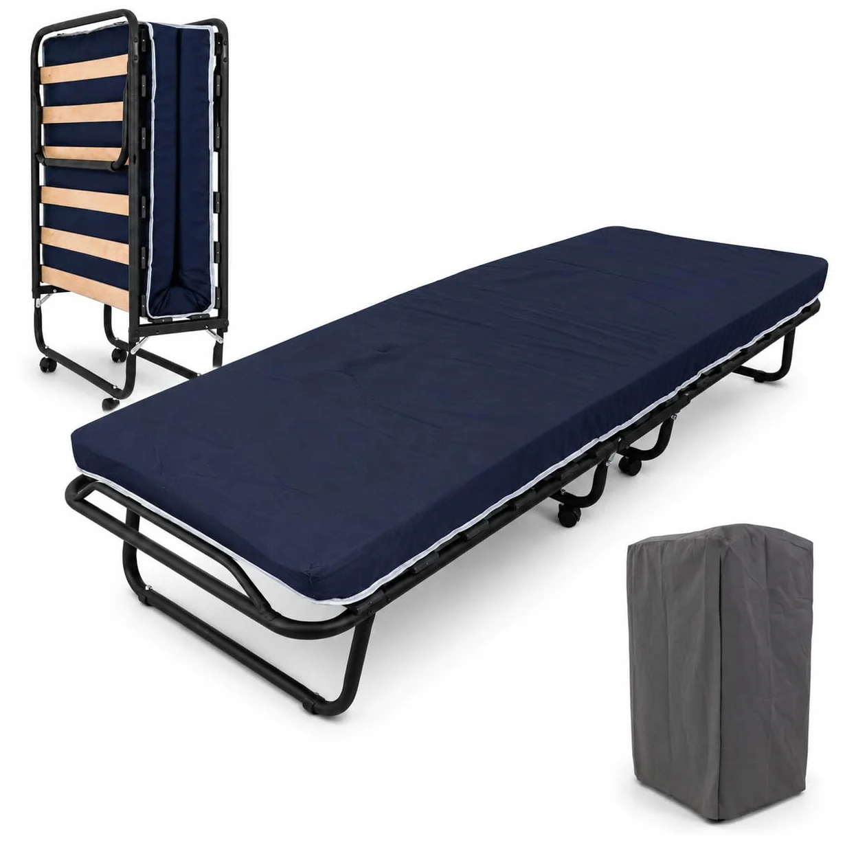 MUEBLIX.COM Cama Plegable RETI/GRITI (Azul)