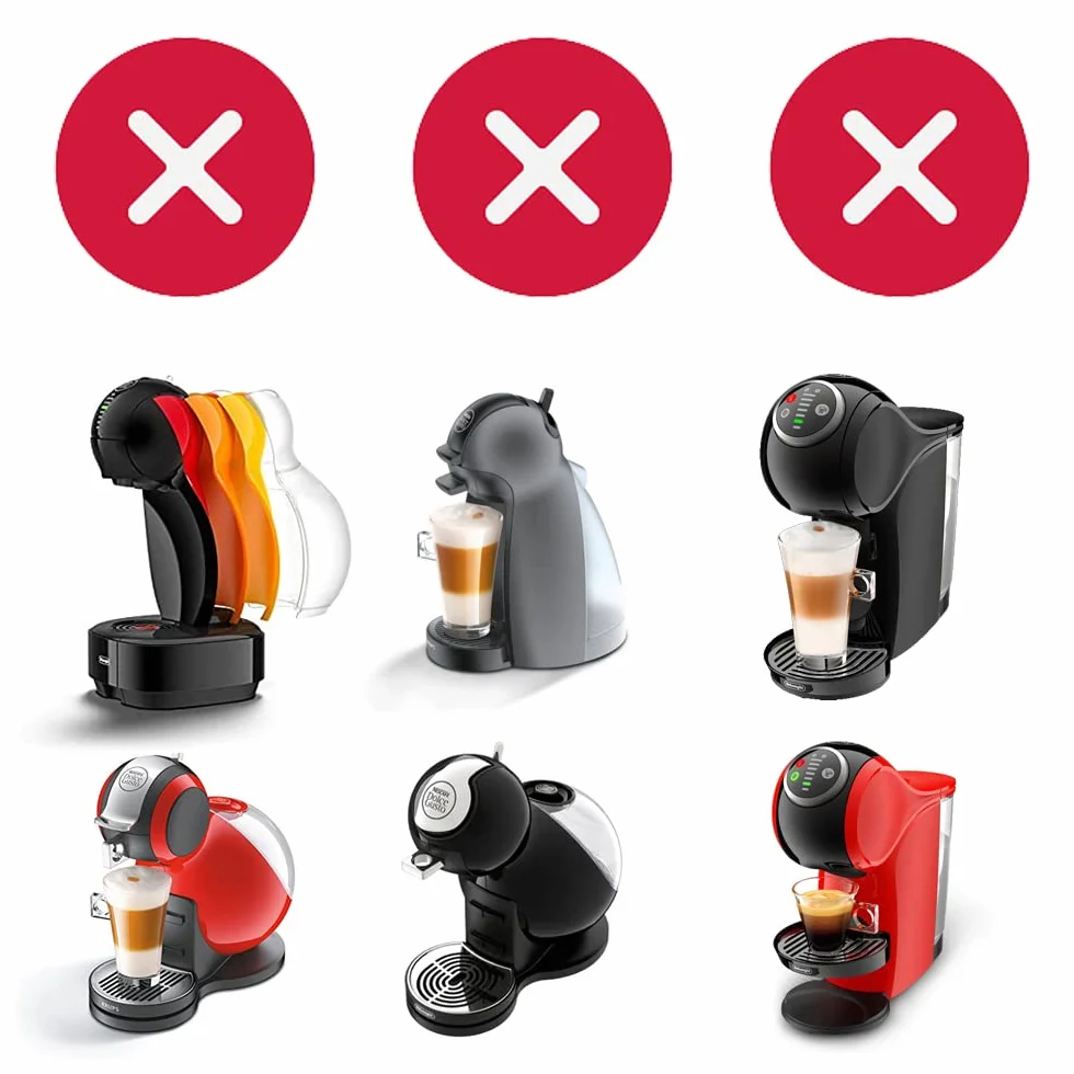 MIRTUX Portacápsulas Compatible para Delonghi Dolce Gusto Mini-Me y Krups KP120