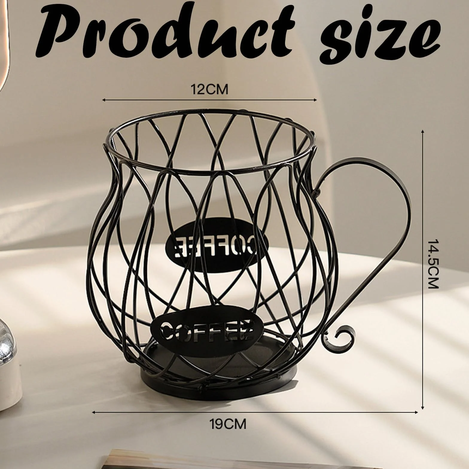 Cesta de Almacenamiento para Cápsulas de Café, Soporte de Expreso