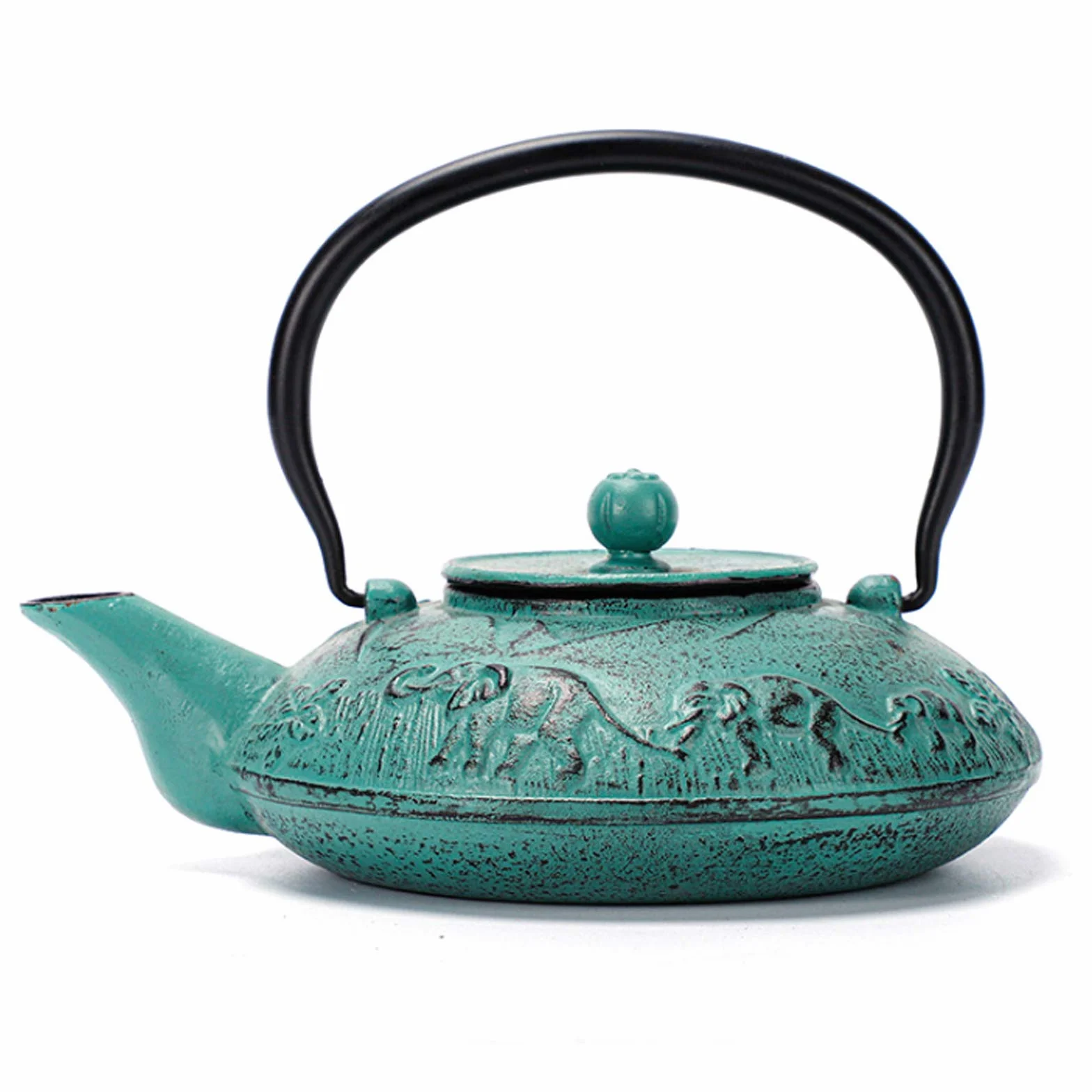 Tetera japonesa de hierro fundido, infusor de acero inoxidable para té de hojas sueltas, construcción duradera, interior esmaltado, 1000 ml