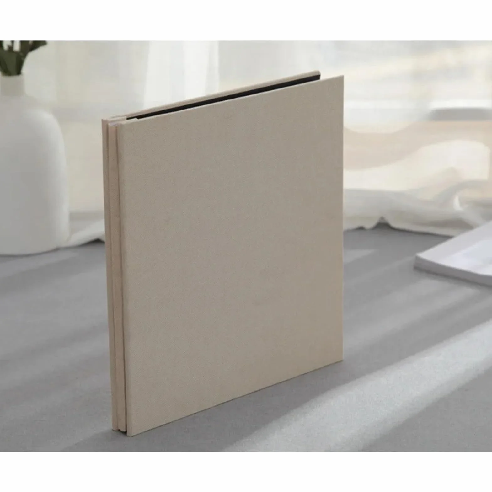 Album De Fotos Almacenamiento de fotografías, álbum recortes, estuche for fotos, marco for niños(Dark Gray)