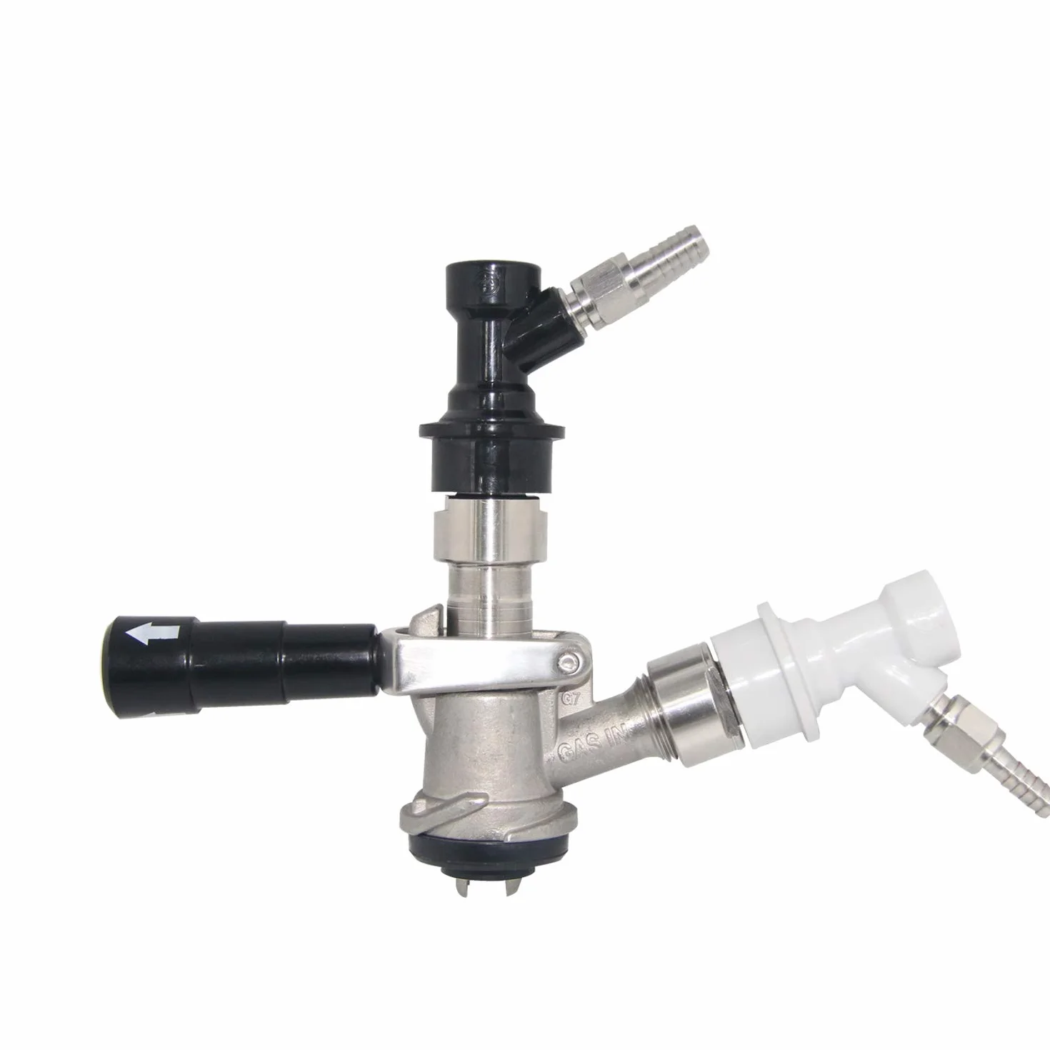 Adaptador de acoplamiento de barril de acero inoxidable Sankey a bloqueo de bola, kit de conversión de desconexión rápida para elaboración casera