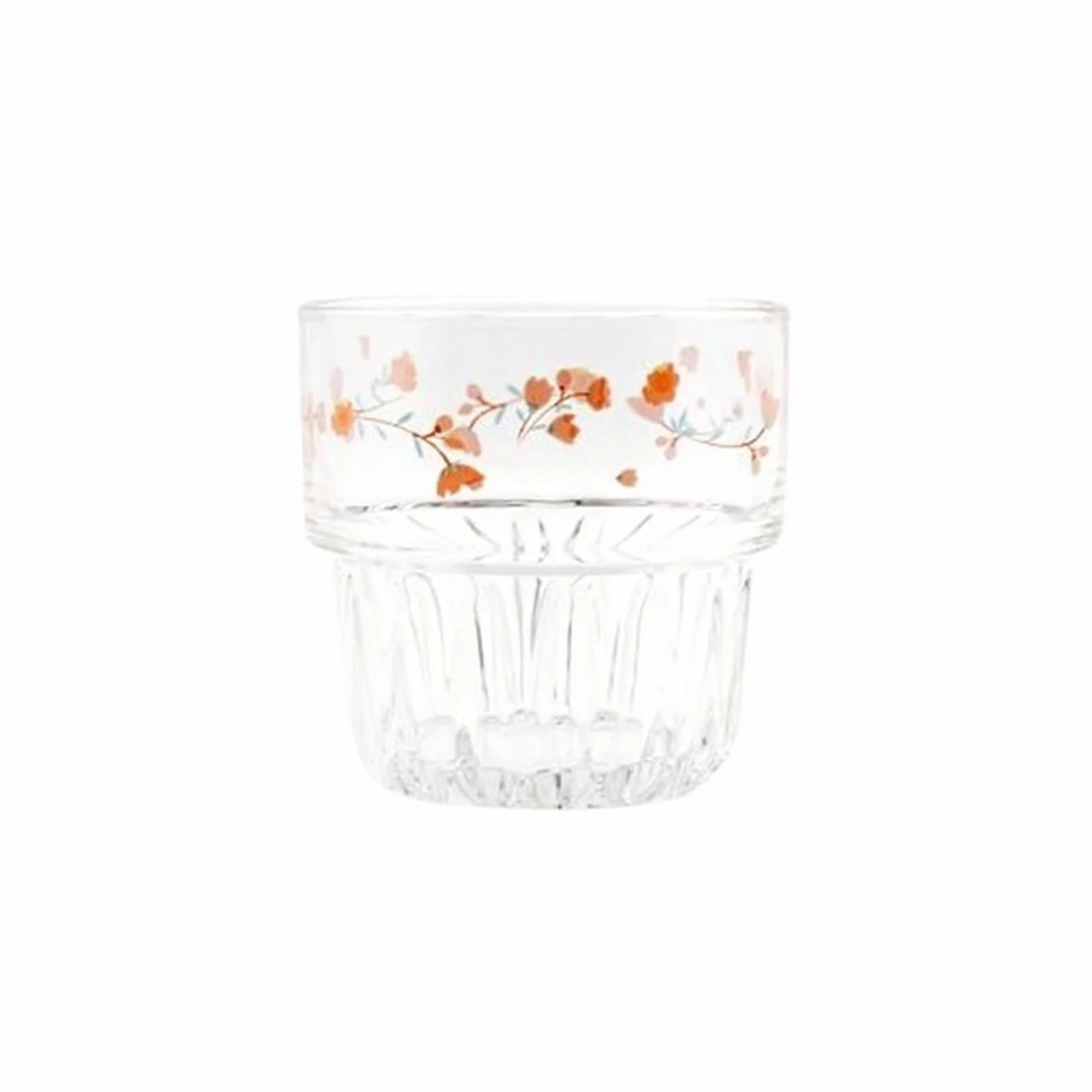 QINGGANGLING999 Vasos de Agua 260ml de vidrios for Beber Lindo Copa de Cristal Creativo Taza de Agua Transparente Estudiante Leche Resistente al Estudiante Vidrio Vasos Cristal