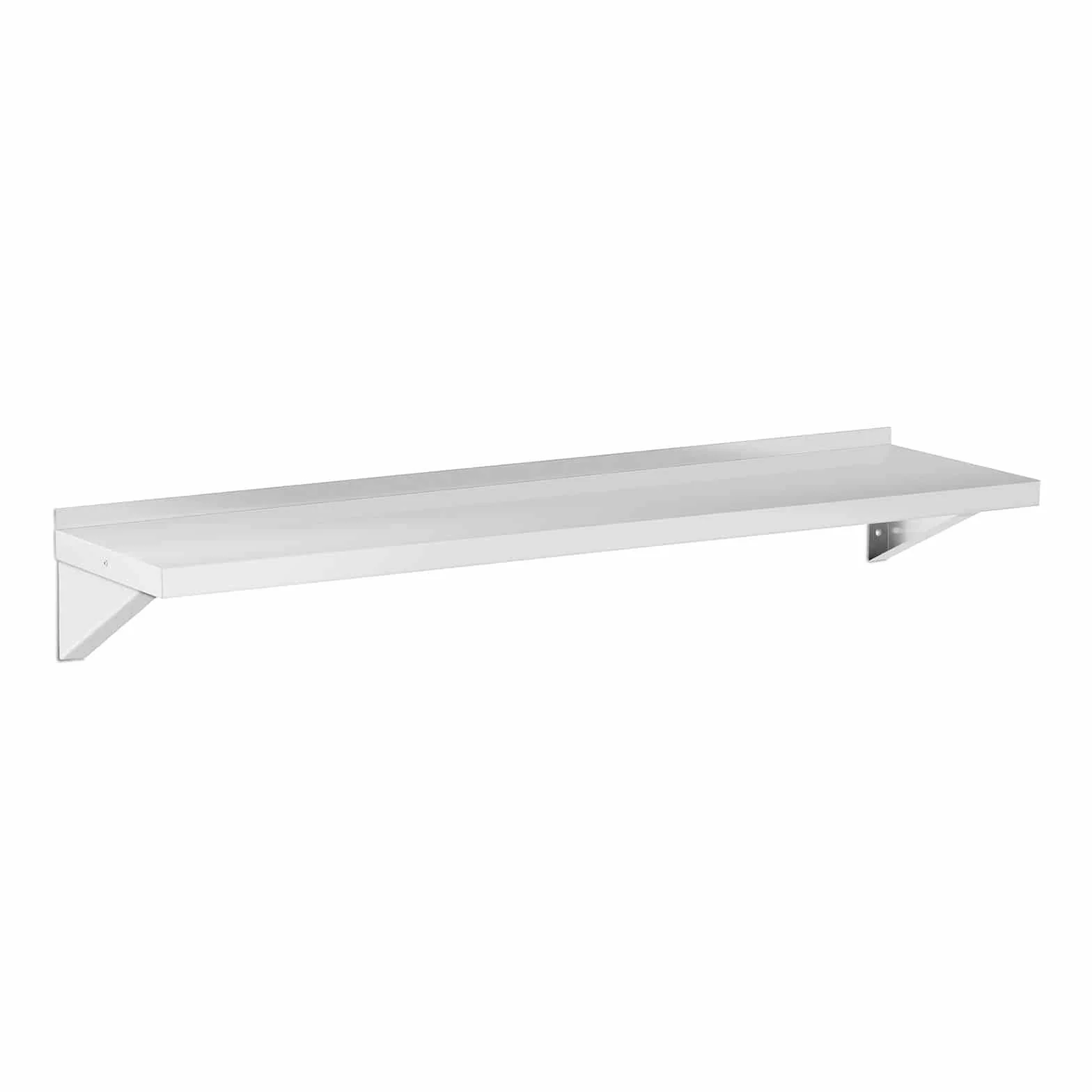 Royal Catering RCWR-150.1 - Estante de pared (acero inoxidable, 150 x 40 cm, hasta 80 kg)