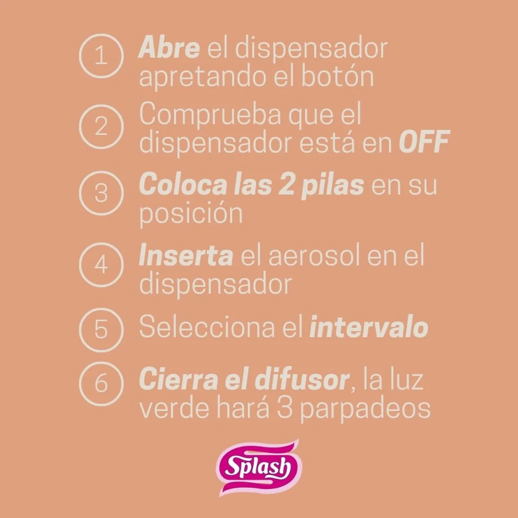 Splash Aerosol Ambientador Coopermatic 250ml