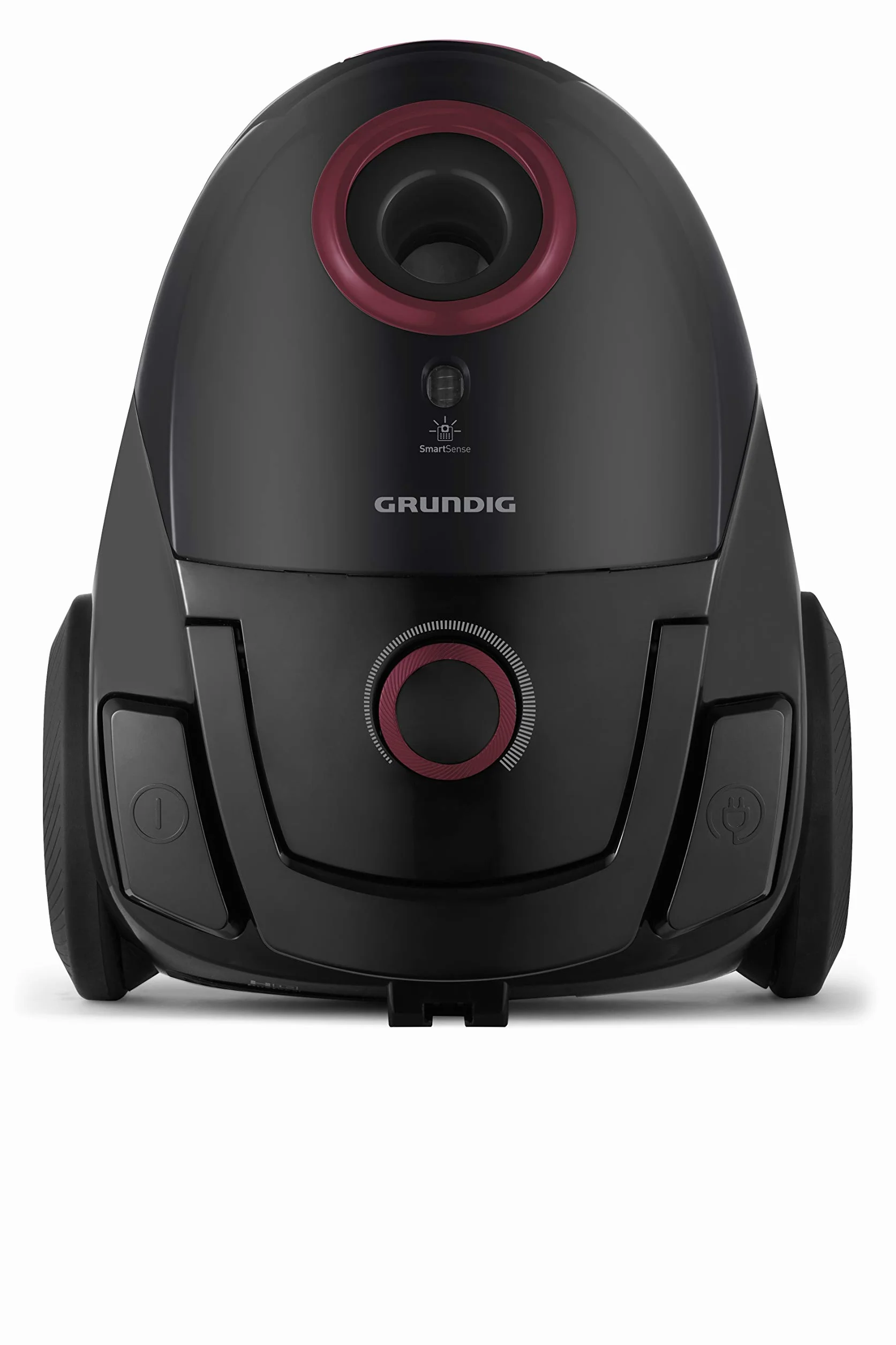 Grundig, VCC 3850 A - Aspiradora con Bolsa, 800 W, 2,1 L, Color Negro y Rojo
