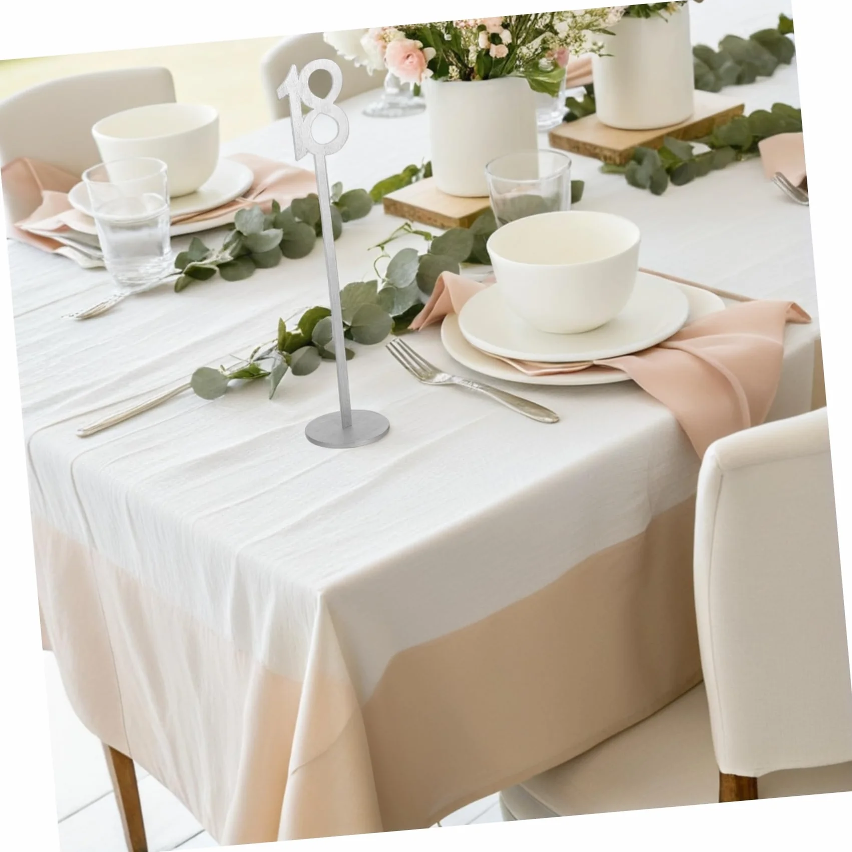 20piezas Números De Mesa De Madera Soporte Independiente Para Bodas Fiestas Restaurantes Decoración De Mesa y Recepción