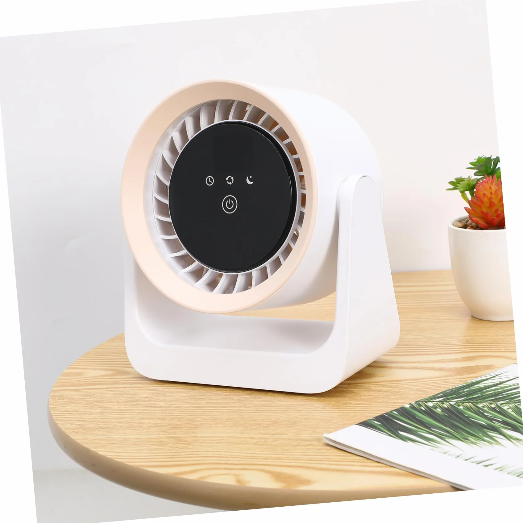 YARNOW Ventilador Paquete Ajustables Velocidades para Ranura de Hielo Velocidad y Compacto de Alta para Celebración Verano en Escritorio Oficina y Sesiones de Estudio