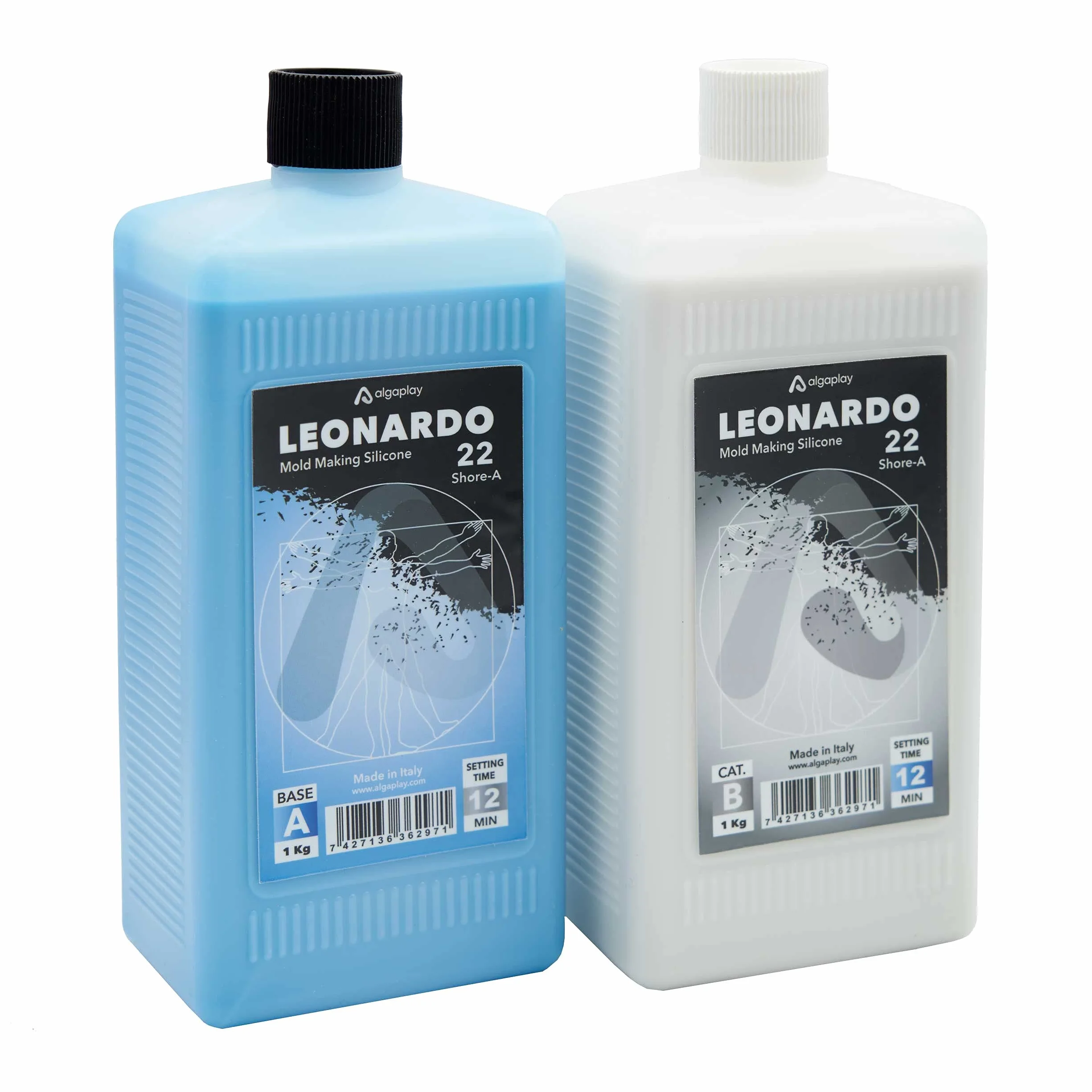 Leonardo Molding Silicone - Goma de silicona específica para realizar moldes que reproducen fielmente incluso los más pequeños detalles. (2 Kg.)