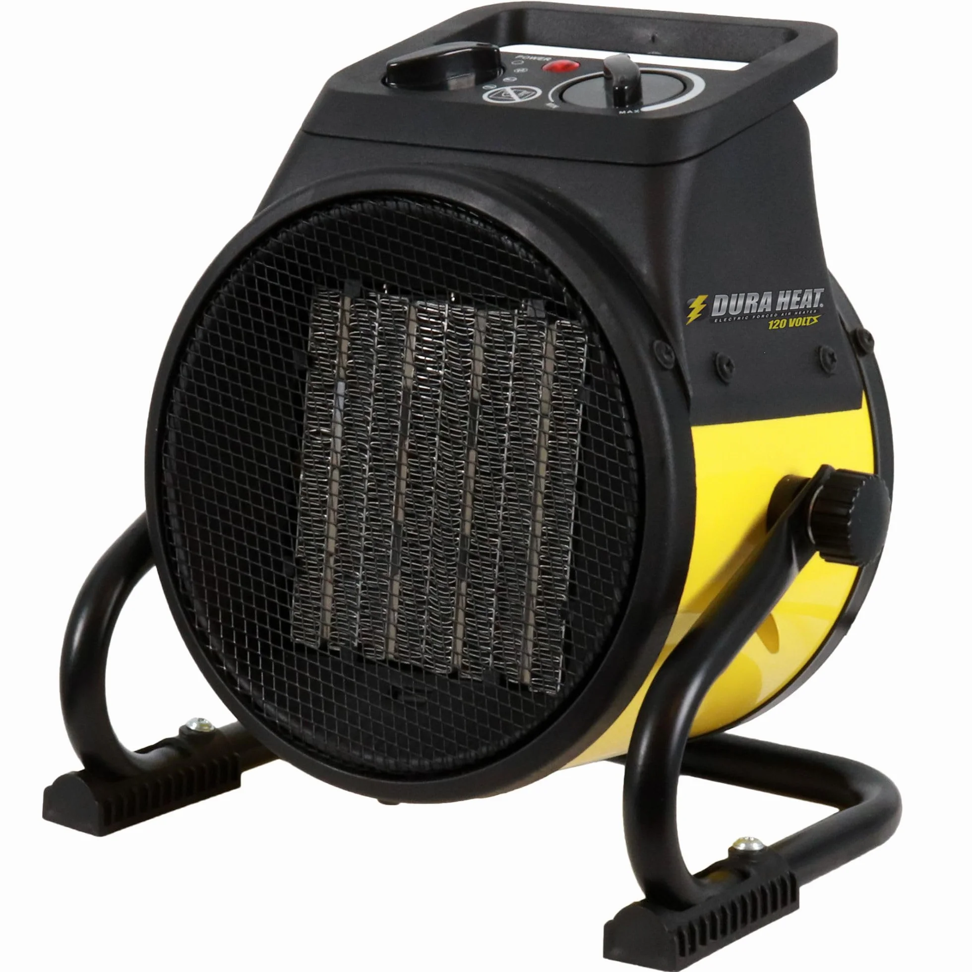 Dura Heat EUH1465 - Calentador de Aire eléctrico con Base pivotante, 5,120 BTU, Color Amarillo