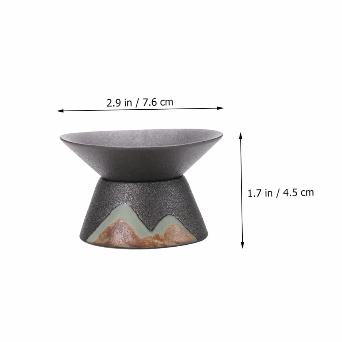 OUNONA 3piezas Colador De Té De Cerámica Filtro Delicado Para Infusiones Para Uso Doméstico y Reuniones Diseño Práctico y Compacto Alta Densidad Para Filtrado