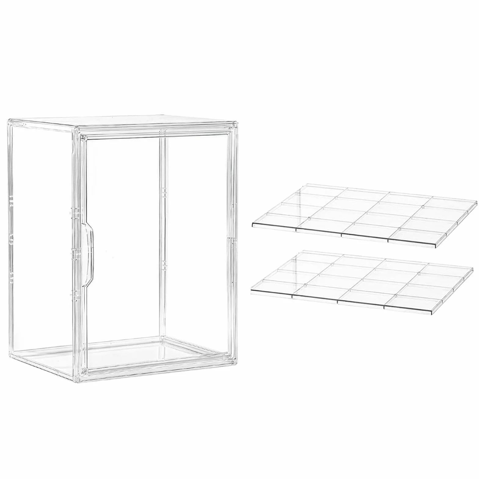 Expositor De Pastelería Contenedor Grande Transparente Ajustable De | Contenedor De Pan Para Encimera De Cocina para encimera, esquina, despensa, sándwich, tostada, hogaza, masa, bollo, m